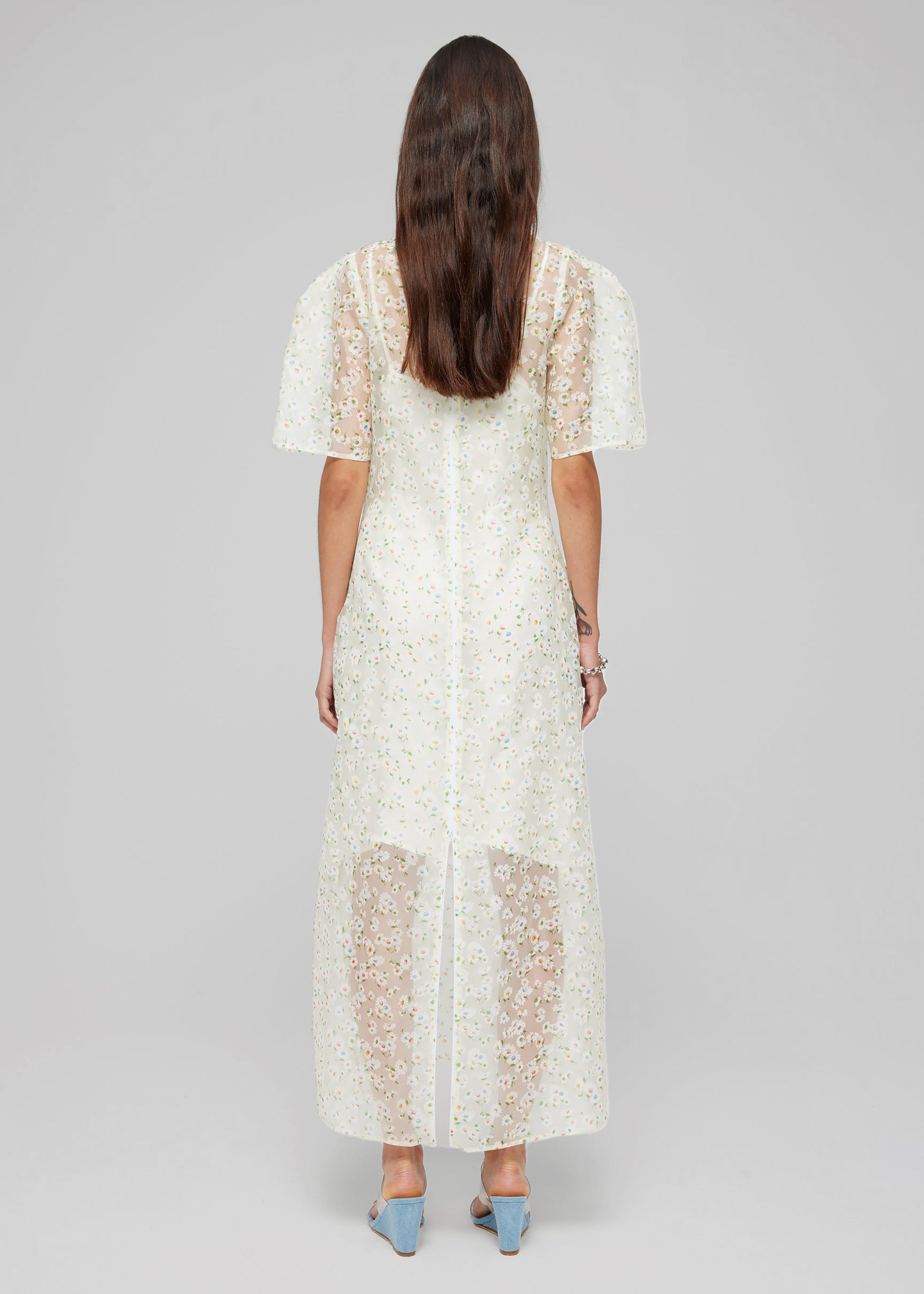 Róhe Floral Organza Dress - Flowerfield sold by Frankie Shop product image thumbnail 4