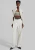 Corinne Belted Pants - Cream sold by Frankie Shop