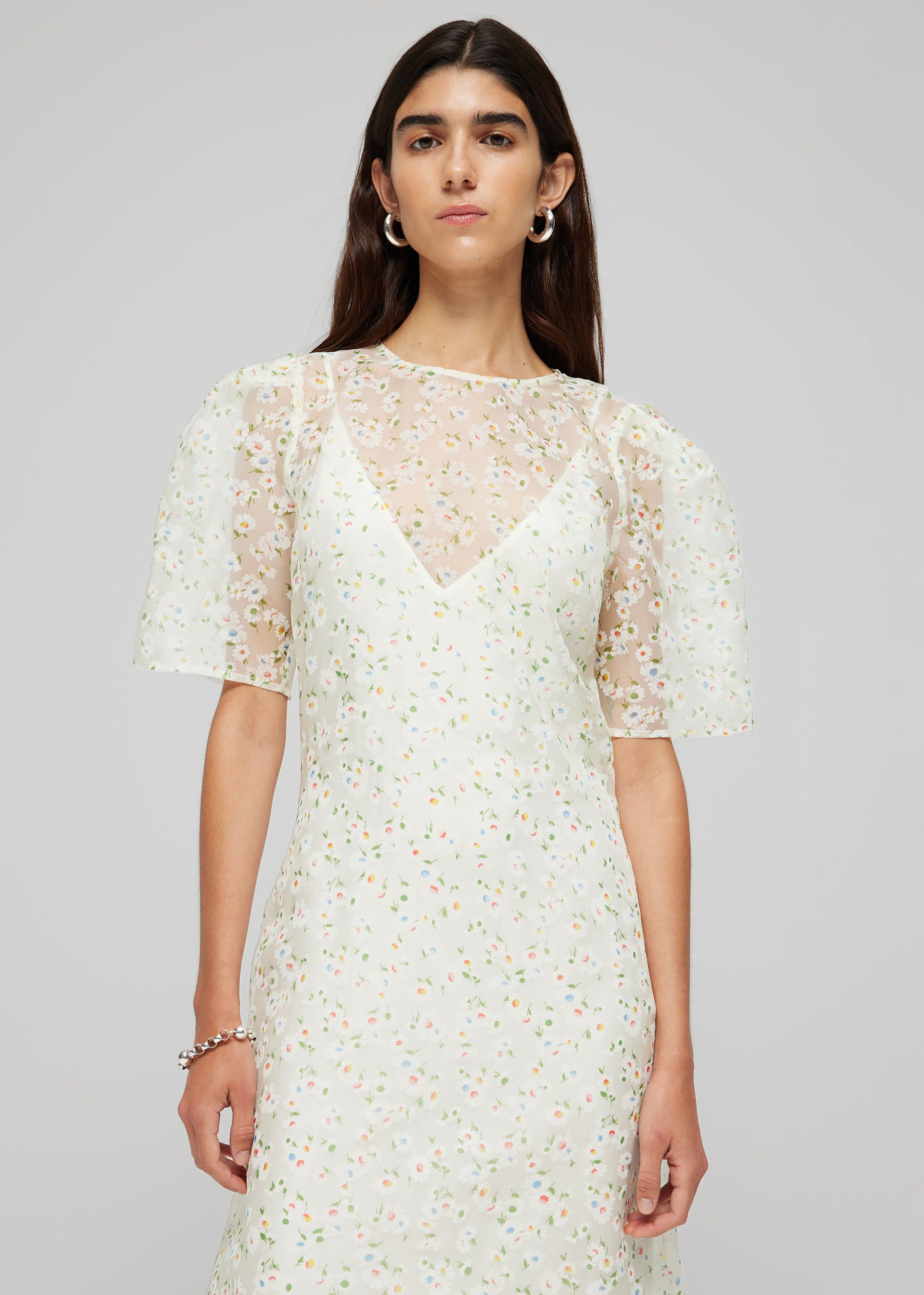 Róhe Floral Organza Dress - Flowerfield sold by Frankie Shop product image thumbnail 2