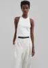 Corinne Belted Pants - Cream sold by Frankie Shop