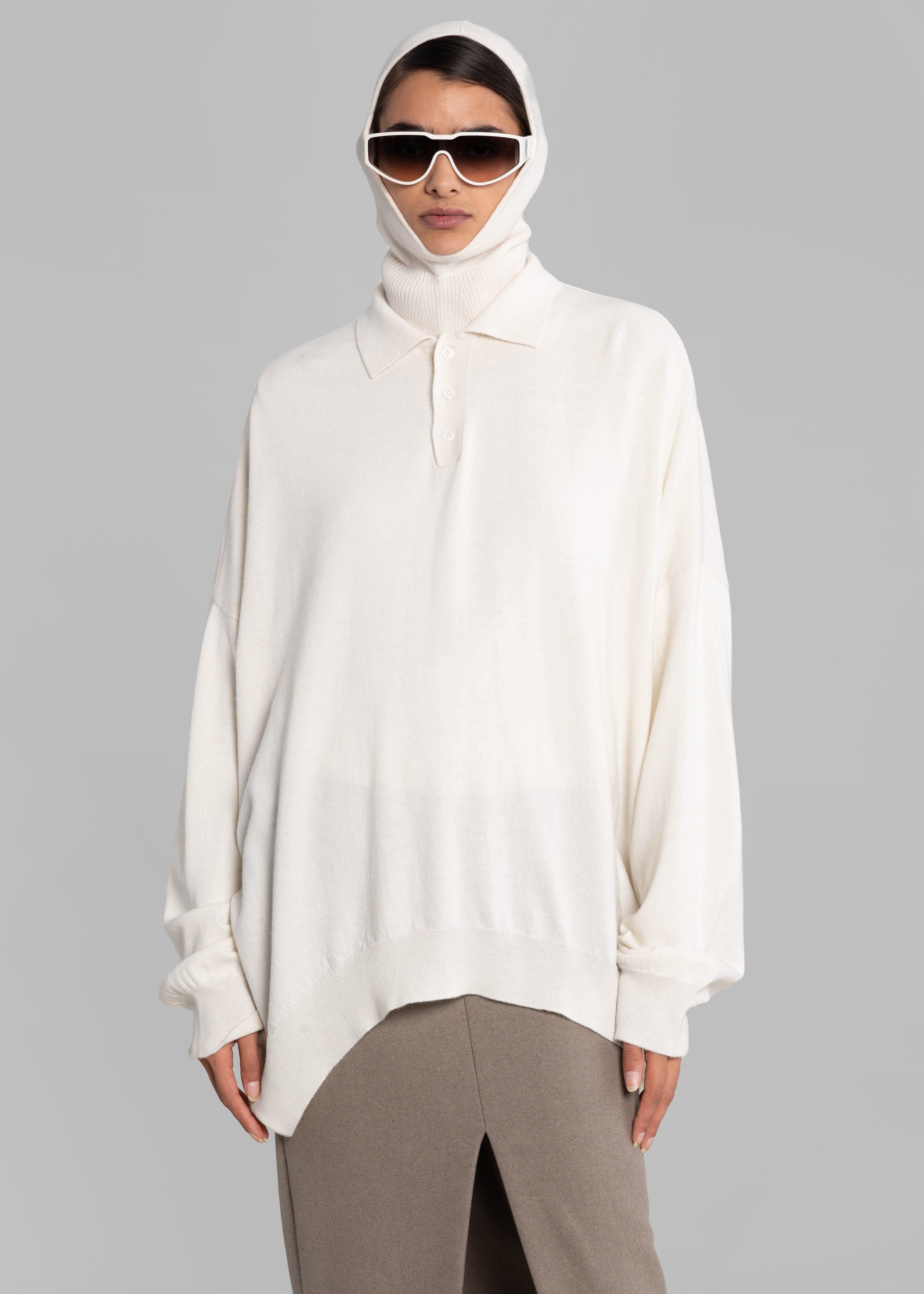Meriel Polo Sweater - Cream sold by Frankie Shop product image thumbnail 2