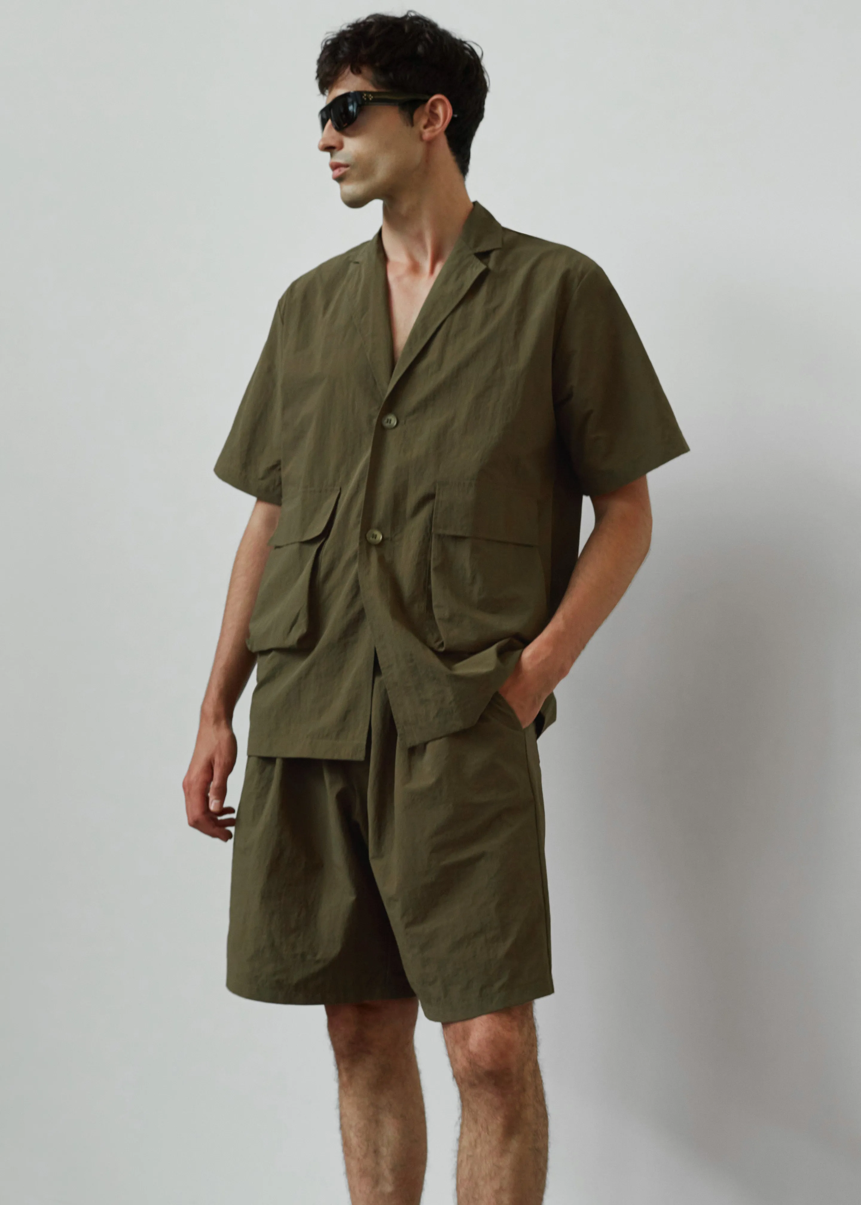 Axel Shorts - Khaki sold by Frankie Shop product image thumbnail 4