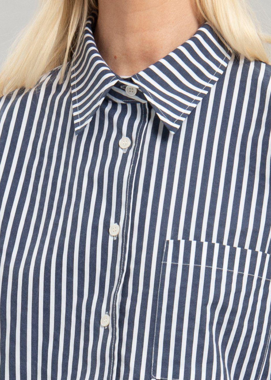 Lui Organic Cotton Shirt - Navy Stripe sold by Frankie Shop product image thumbnail 8