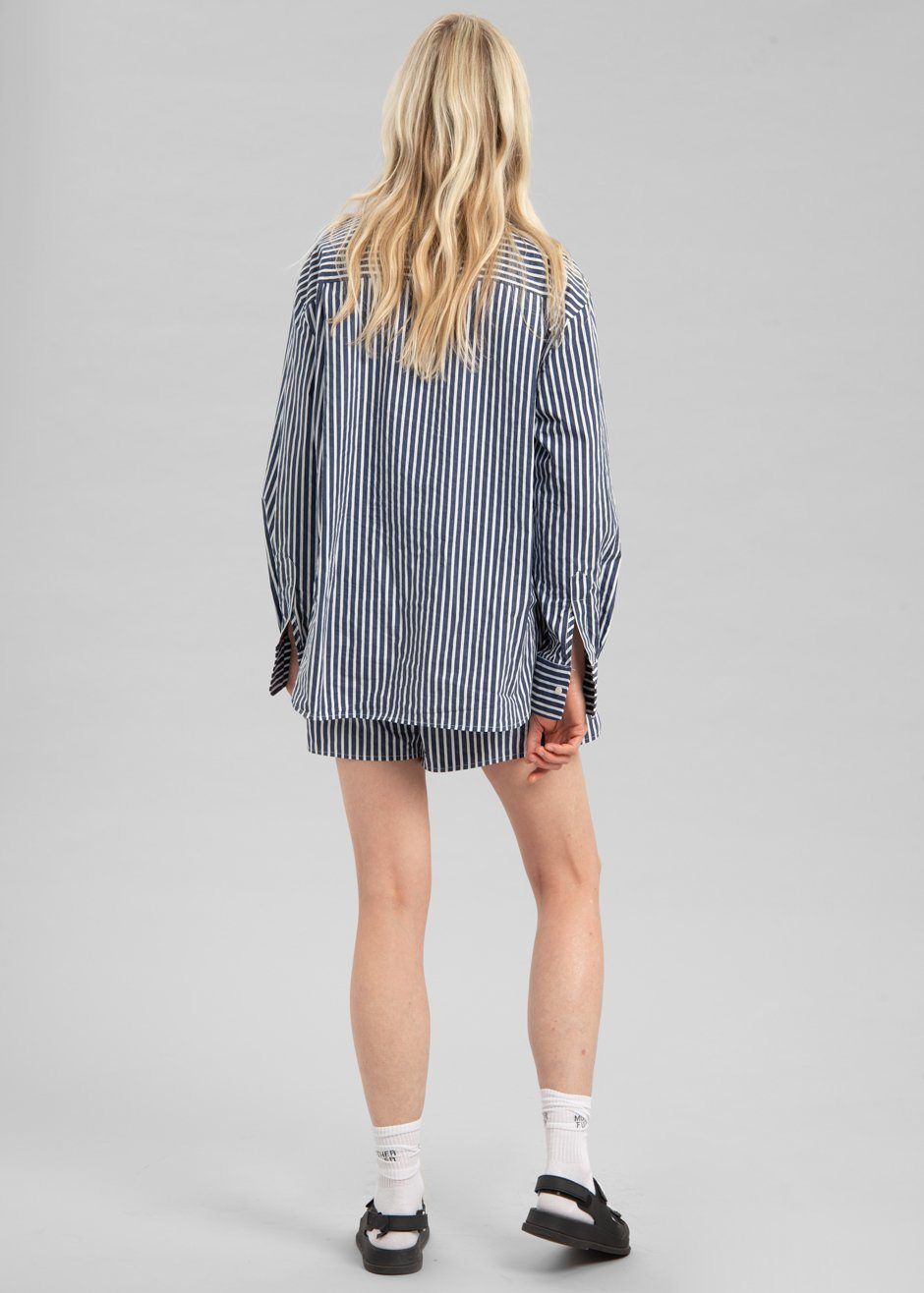 Lui Organic Cotton Shirt - Navy Stripe sold by Frankie Shop product image thumbnail 10