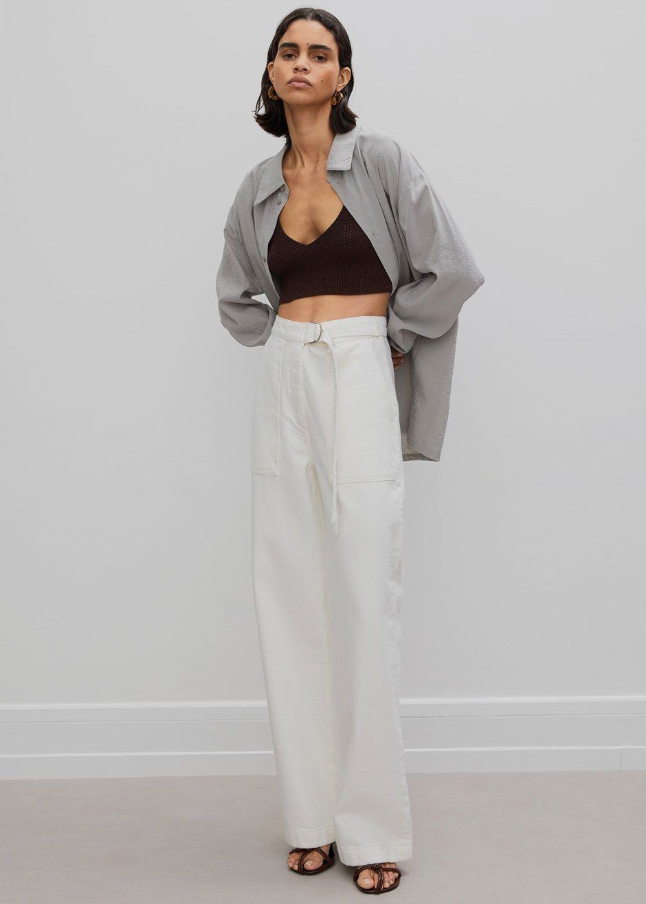 Róhe Gintare Unisex Blouse - Light Grey sold by Frankie Shop product image thumbnail 3