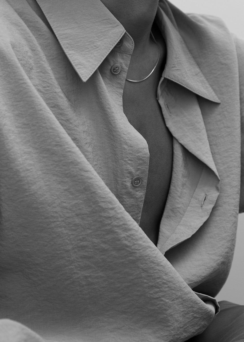 Róhe Gintare Unisex Blouse - Light Grey sold by Frankie Shop product image thumbnail 5