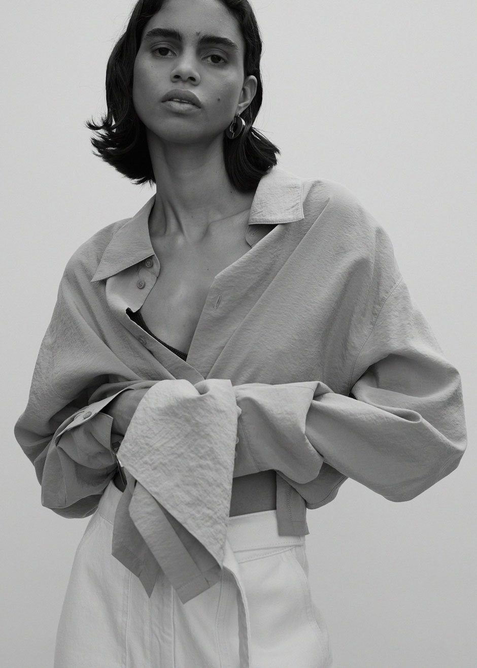 Róhe Gintare Unisex Blouse - Light Grey sold by Frankie Shop product image thumbnail 2