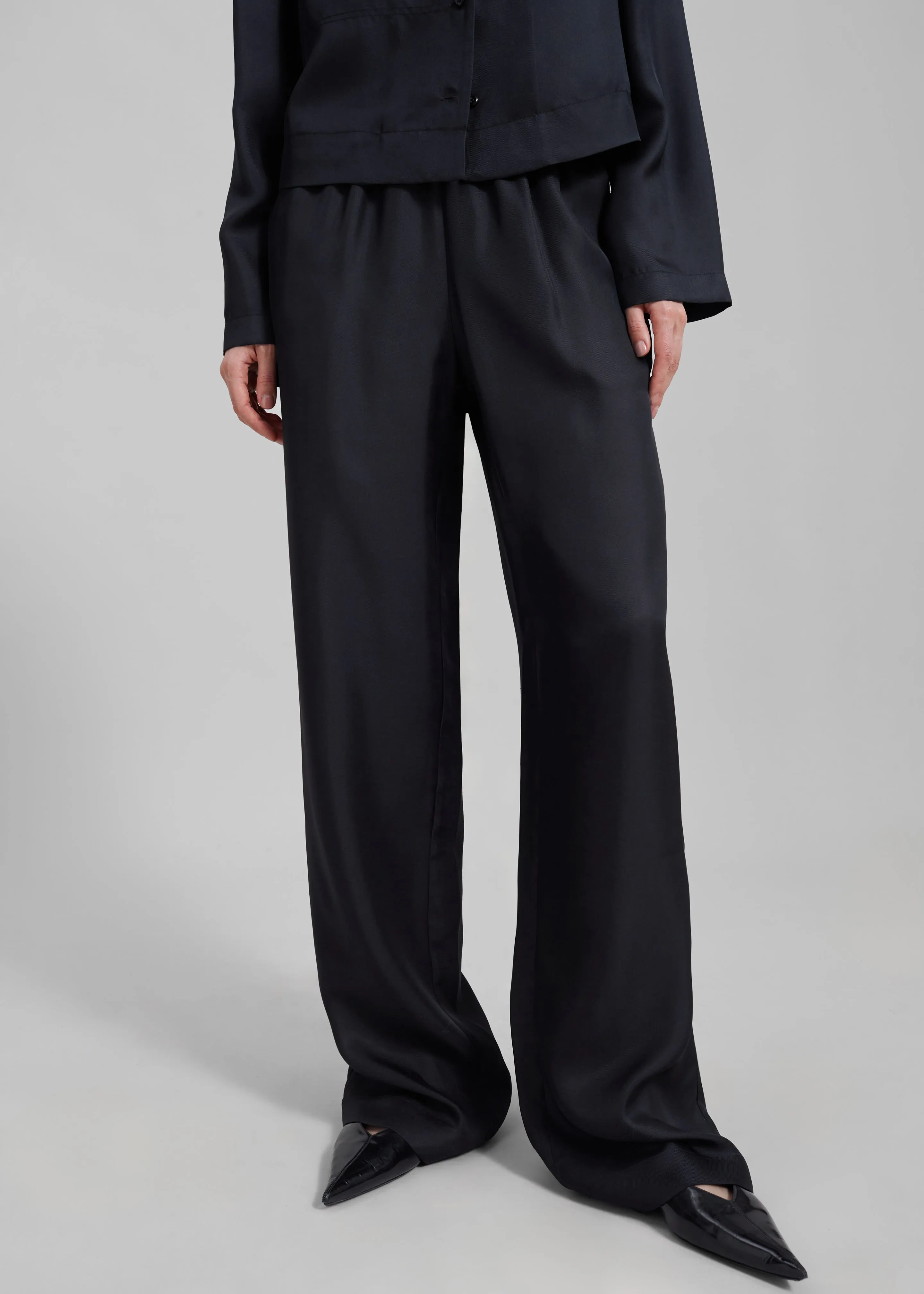 Loulou Studio Alera Pants - Black sold by Frankie Shop product image thumbnail 2