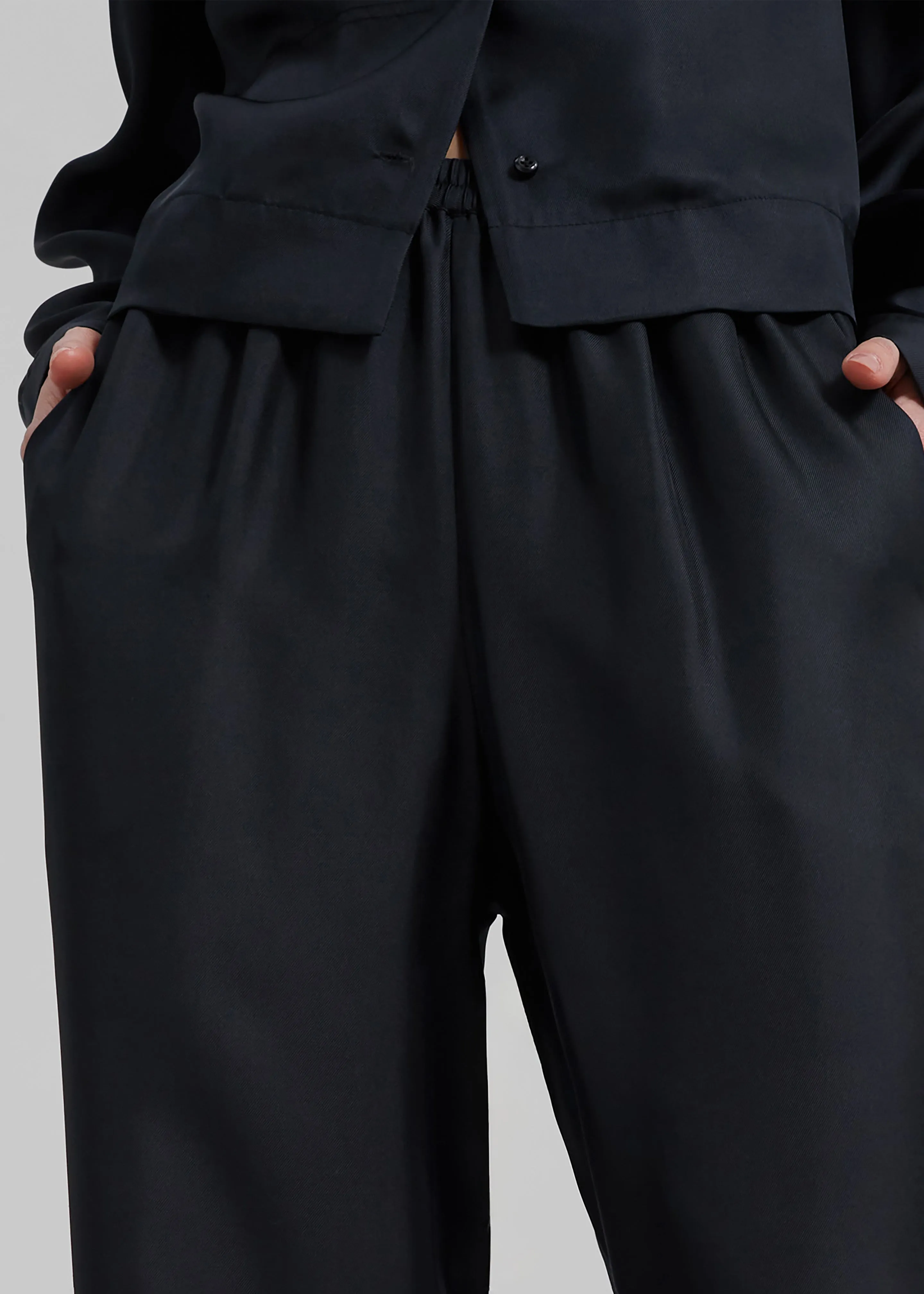Loulou Studio Alera Pants - Black sold by Frankie Shop product image thumbnail 3