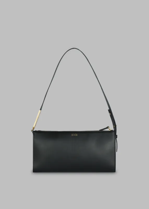 Bevza Spikelet Flat Bag - Black sold by Frankie Shop