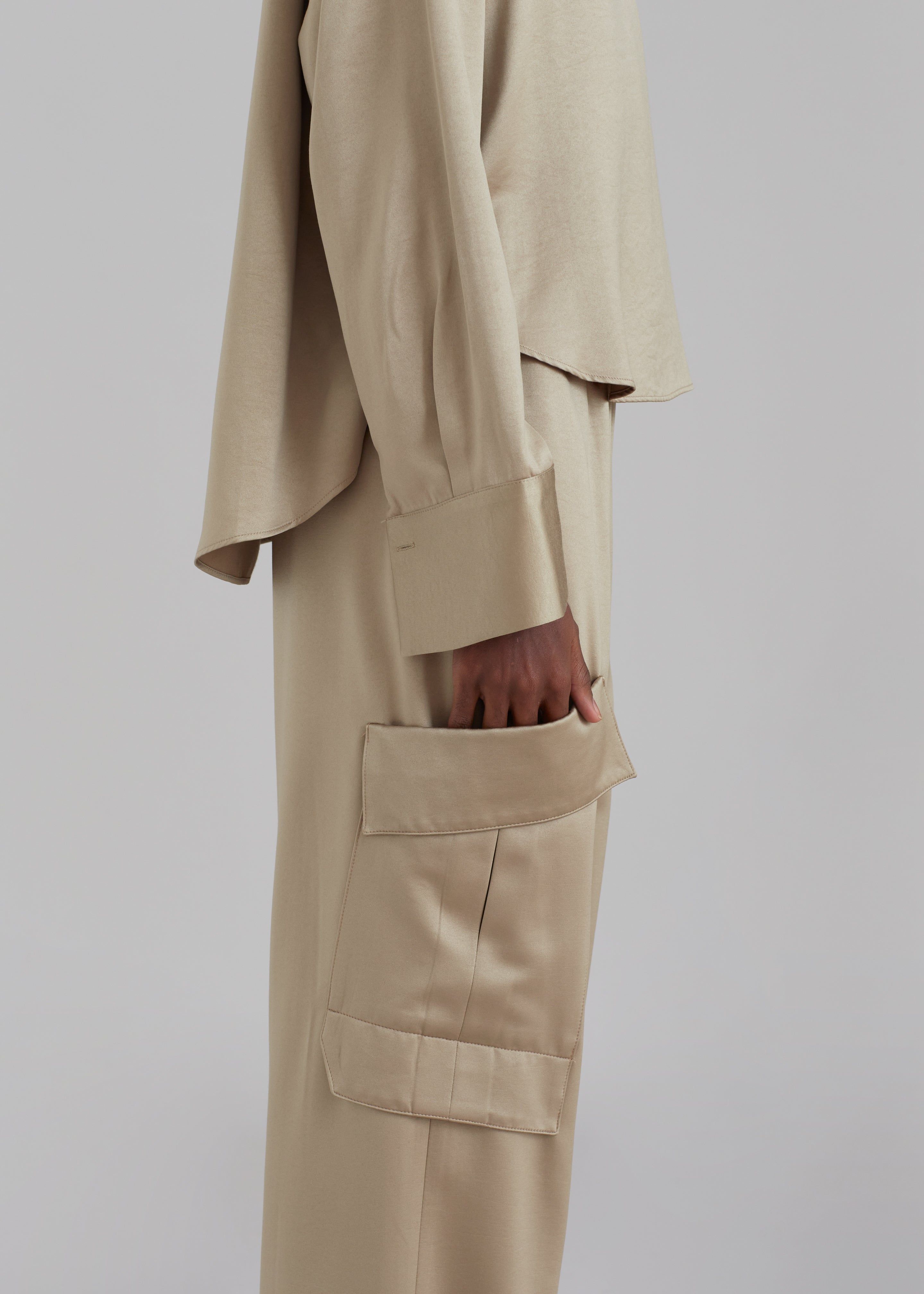 Kemp Silky Cargo Pants - Bronze sold by Frankie Shop product image thumbnail 2