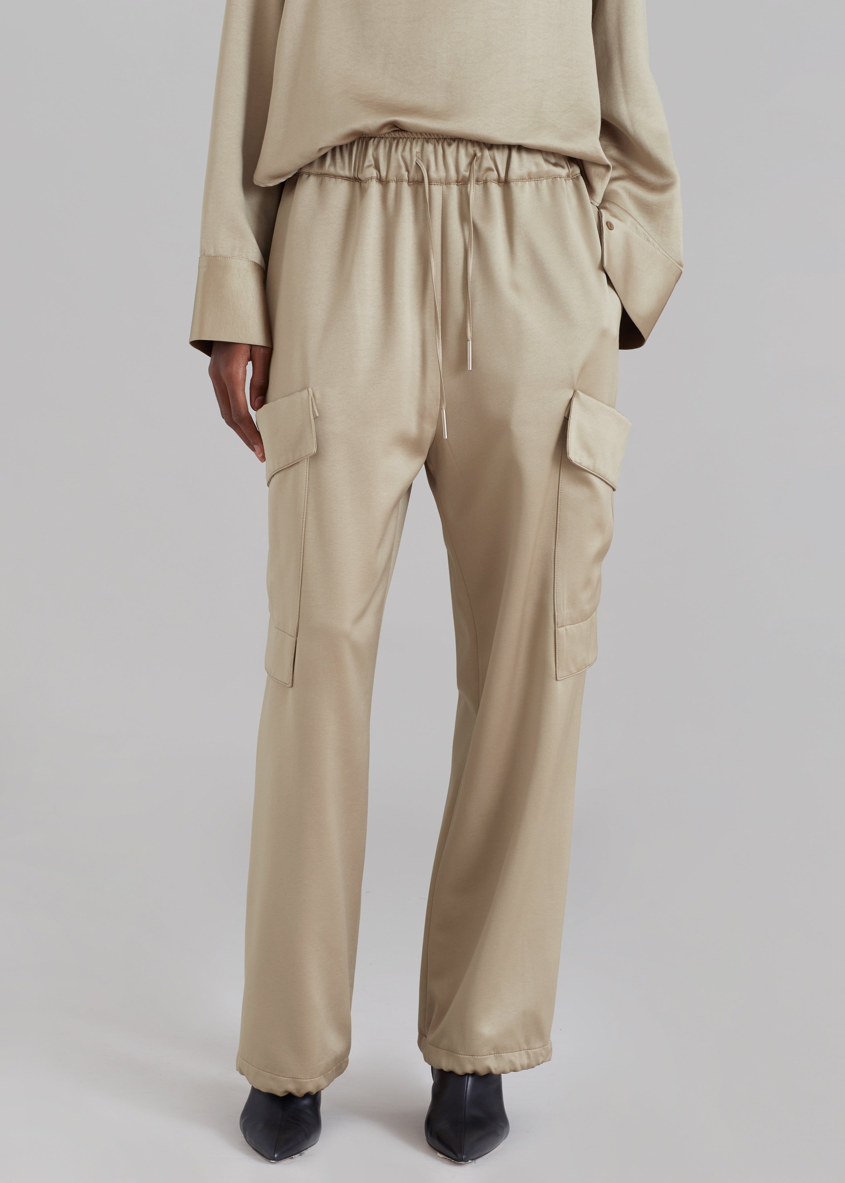 Kemp Silky Cargo Pants - Bronze sold by Frankie Shop product image thumbnail 6