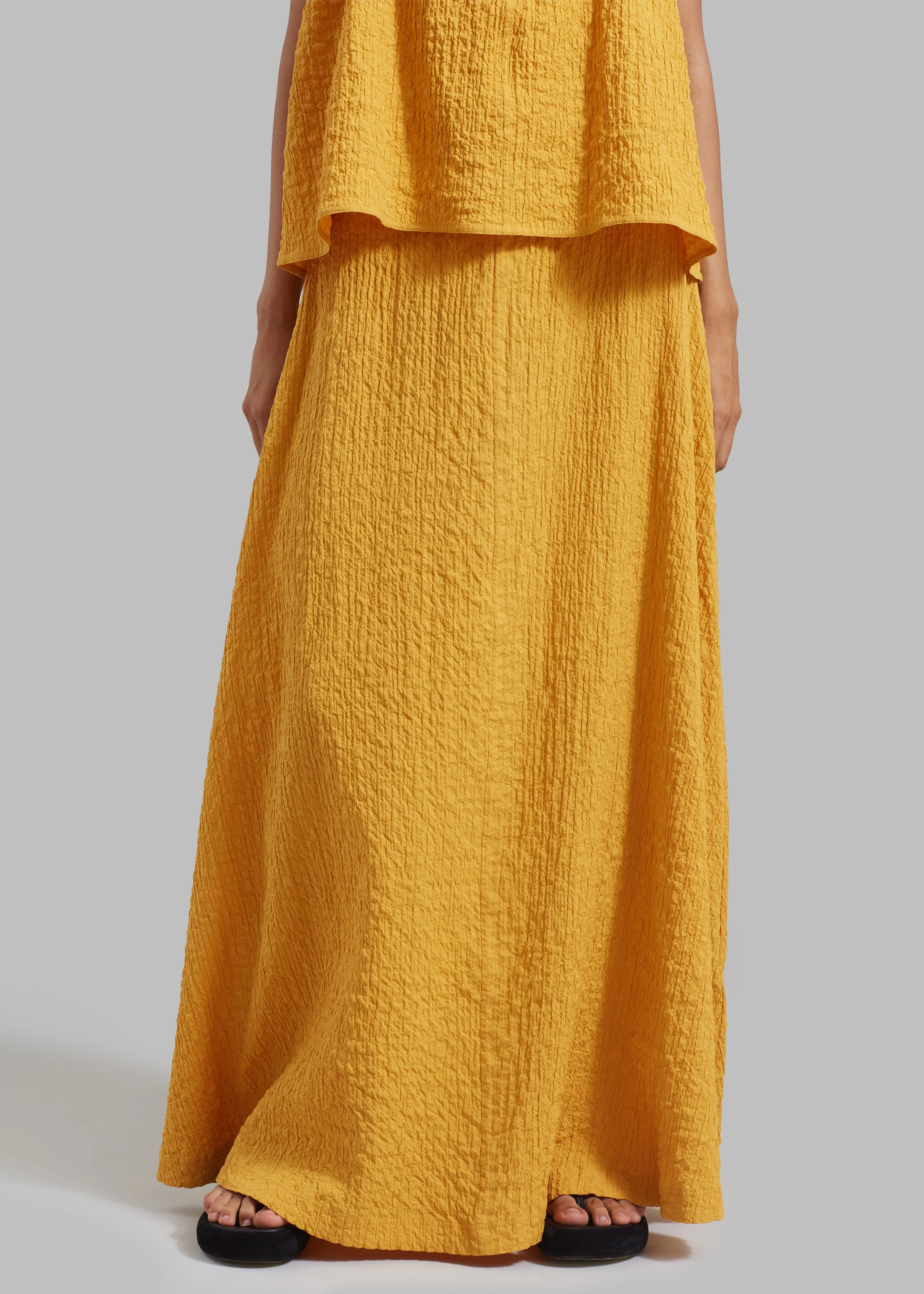 By Malene Birger Taci Organic Cotton Skirt - Yellow Sunset sold by Frankie Shop product image thumbnail 5
