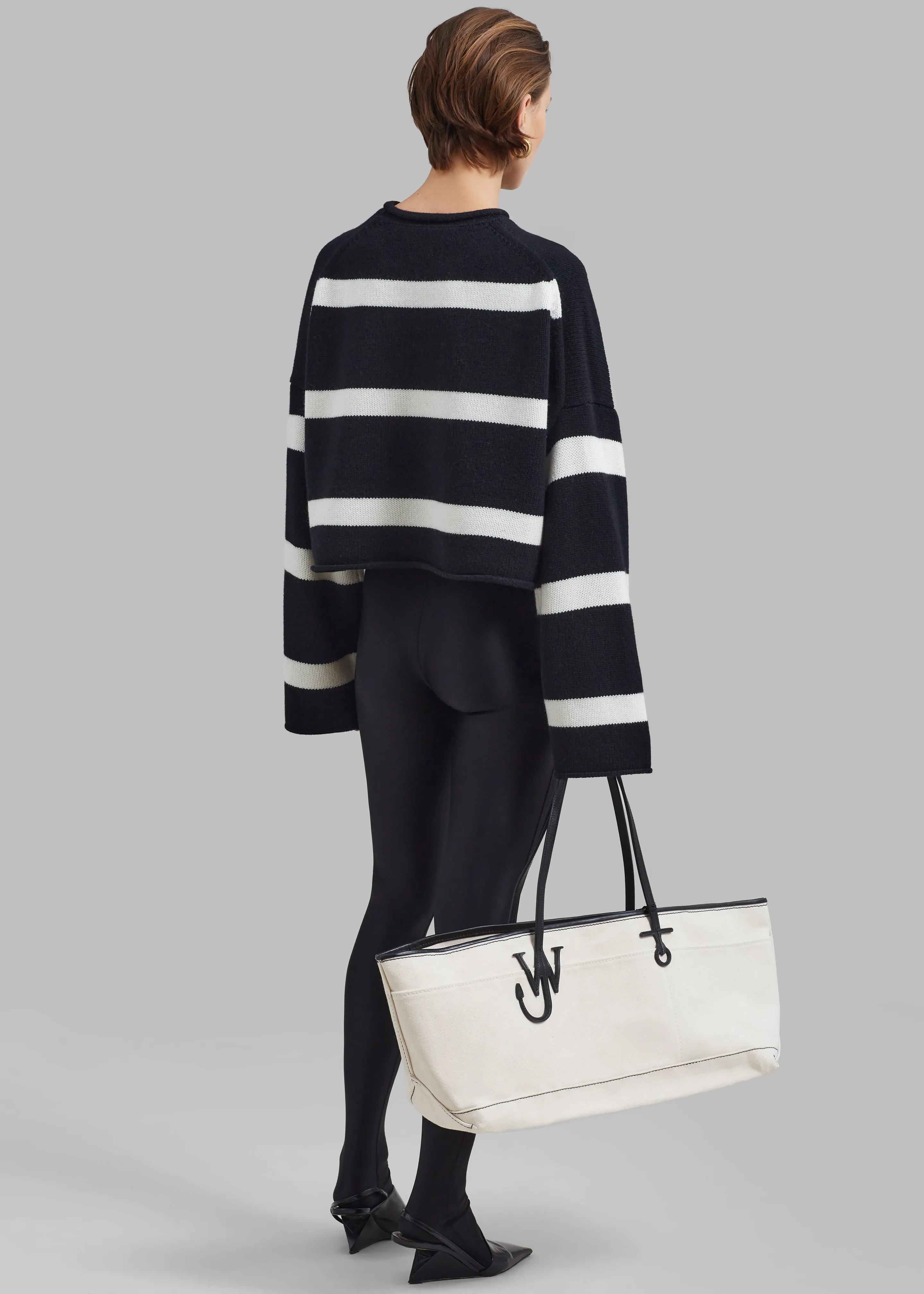 JW Anderson Anchor Stretch Tote - Natural/Black | Parallel