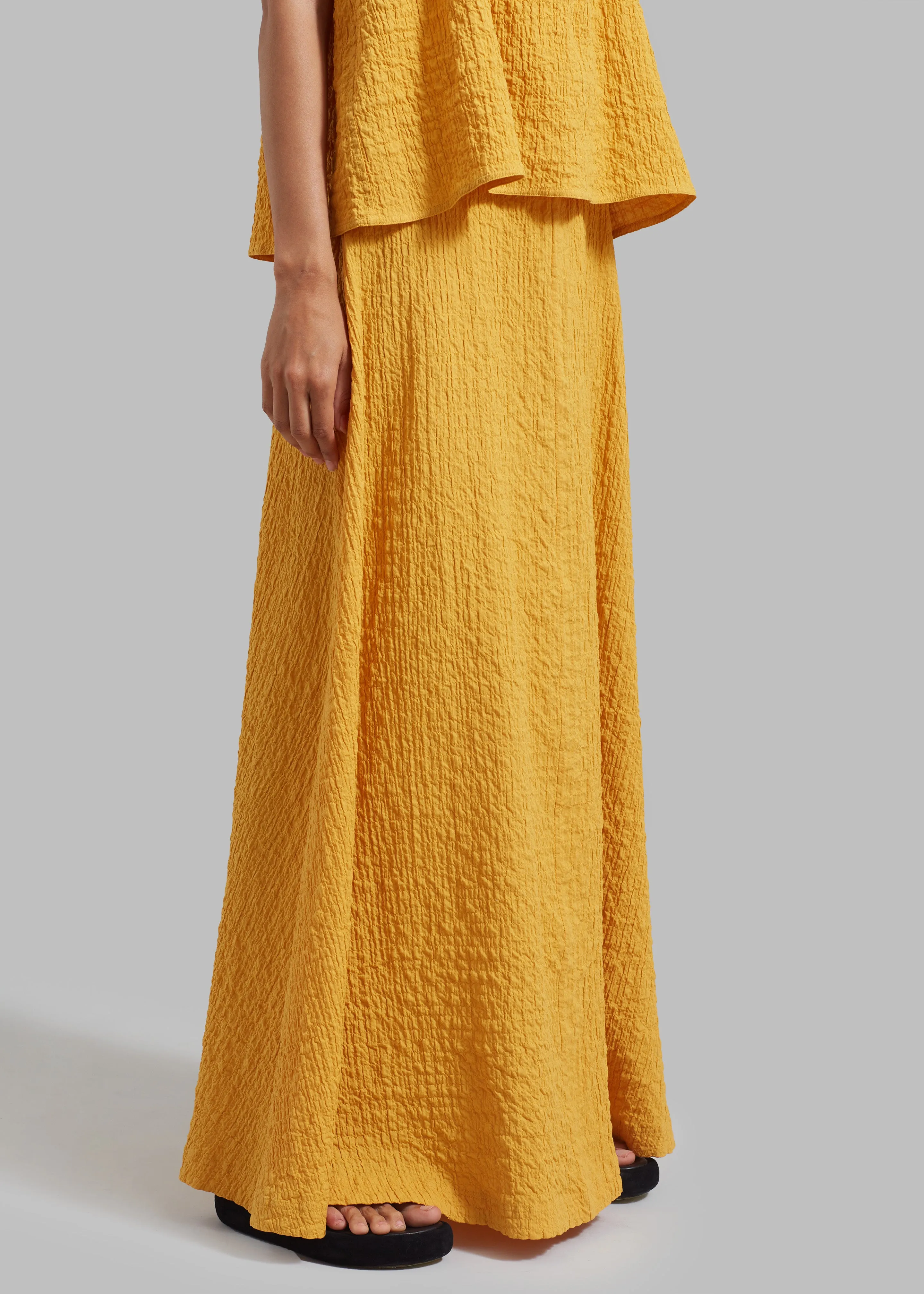 By Malene Birger Taci Organic Cotton Skirt - Yellow Sunset sold by Frankie Shop product image thumbnail 2