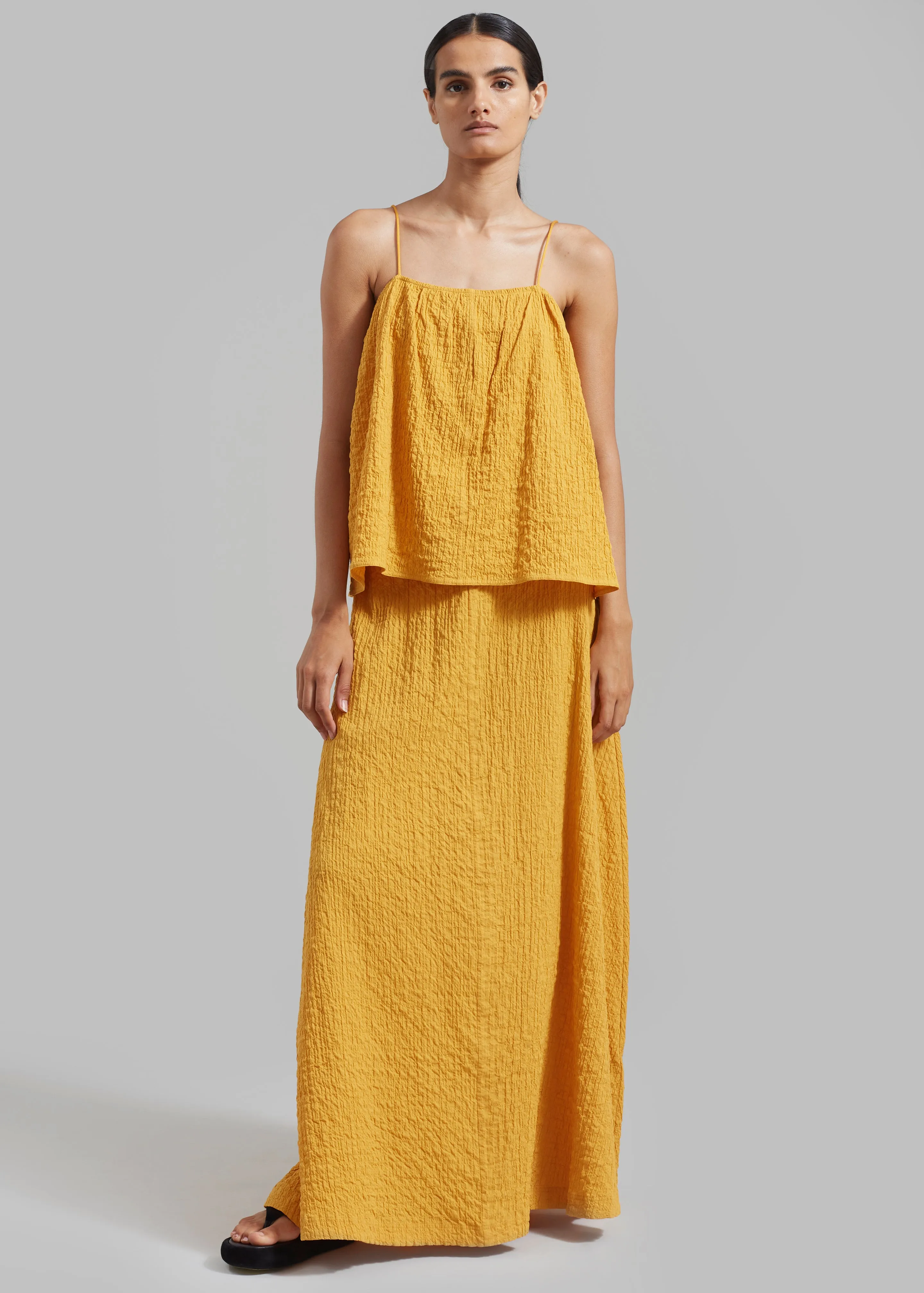 By Malene Birger Taci Organic Cotton Skirt - Yellow Sunset sold by Frankie Shop product image thumbnail 3