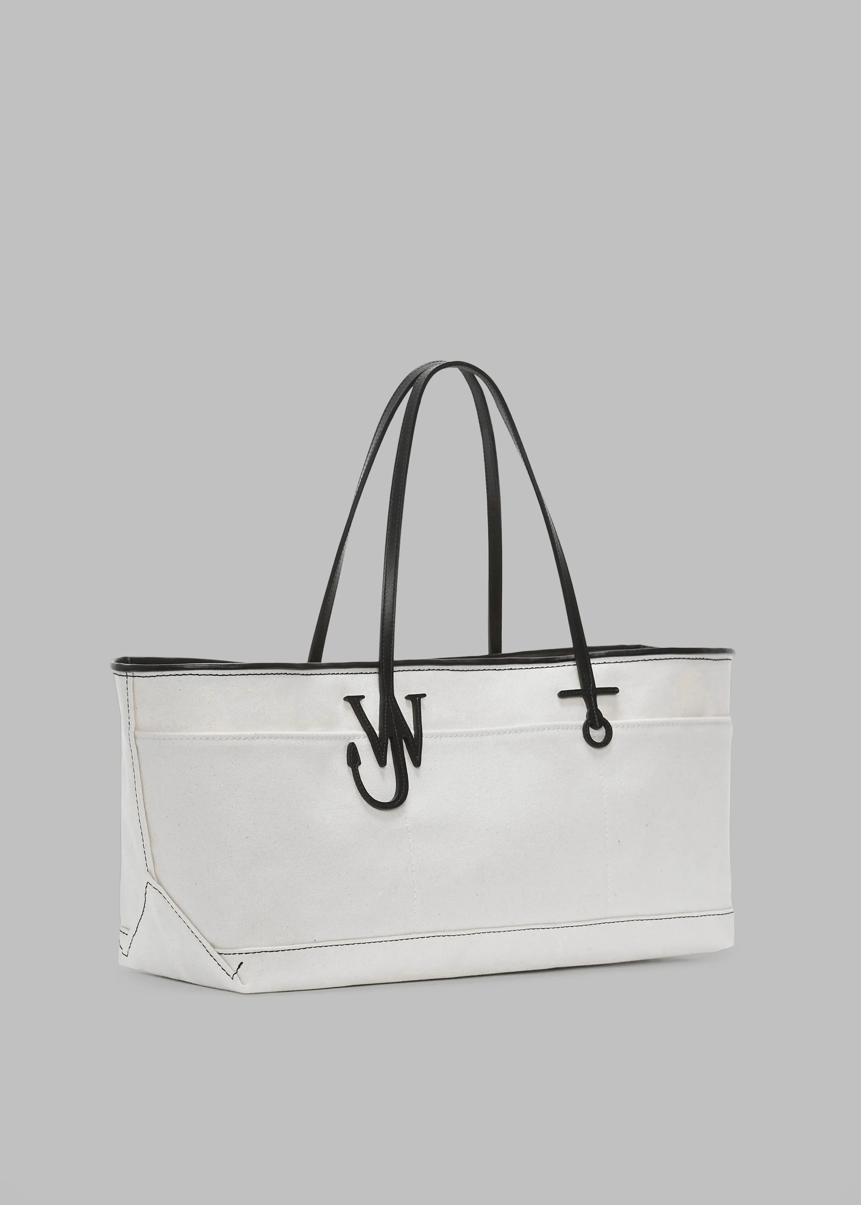 Frankie Shop JW Anderson Anchor Stretch Tote - Natural/Black
