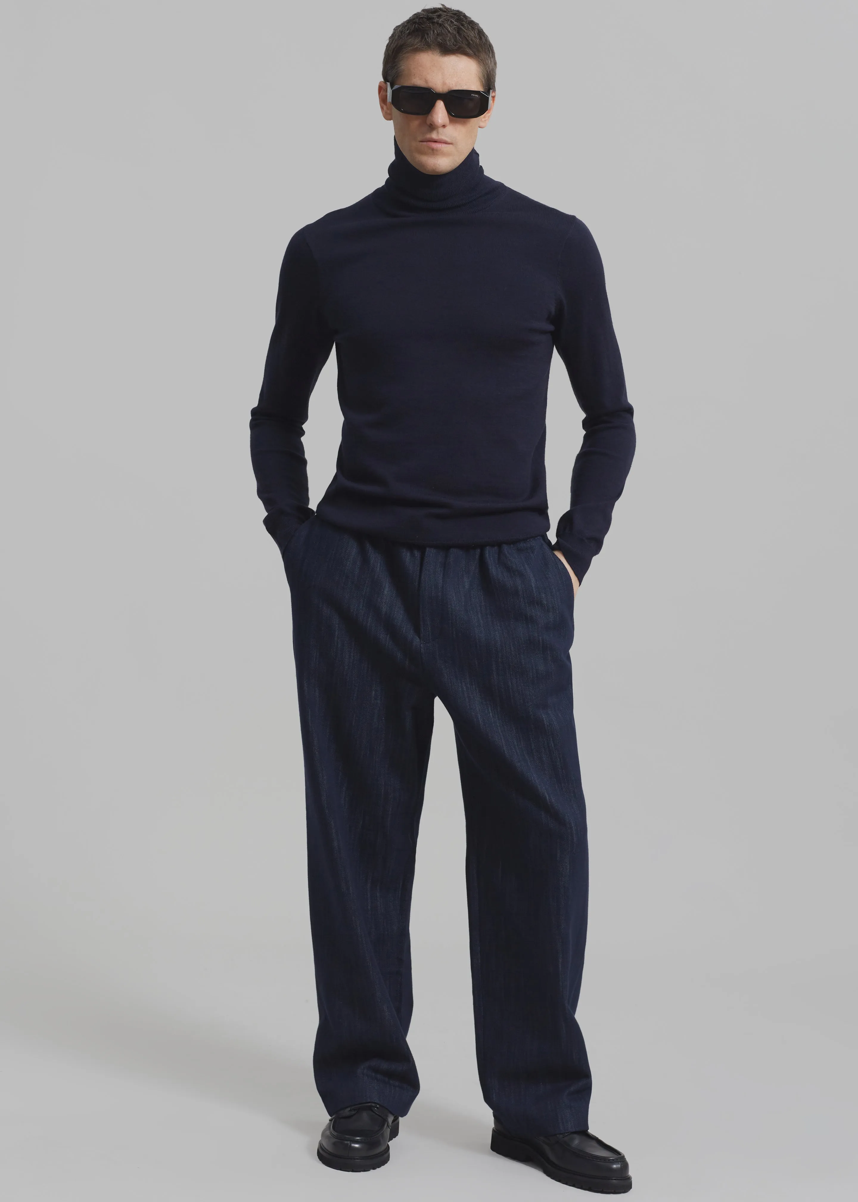 Wells Denim Pants - Dark Blue sold by Frankie Shop product image thumbnail 5