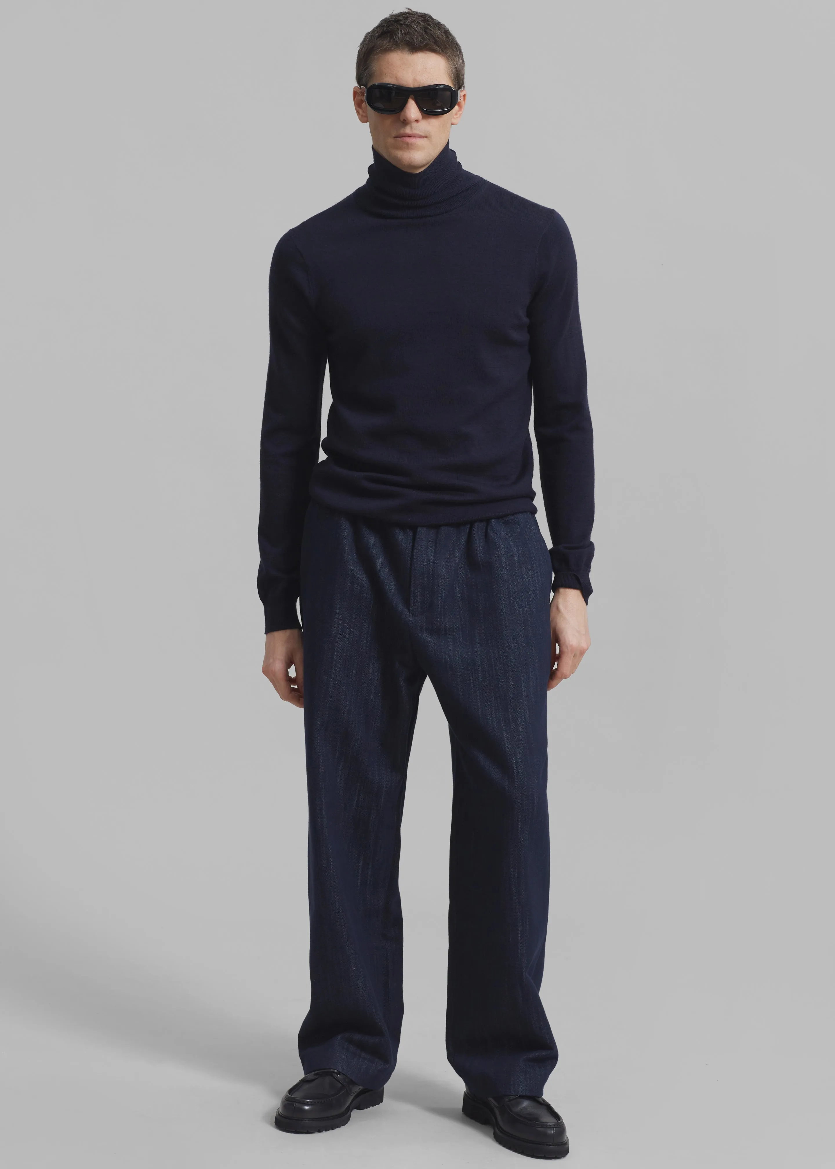 Wells Denim Pants - Dark Blue sold by Frankie Shop product image thumbnail 2