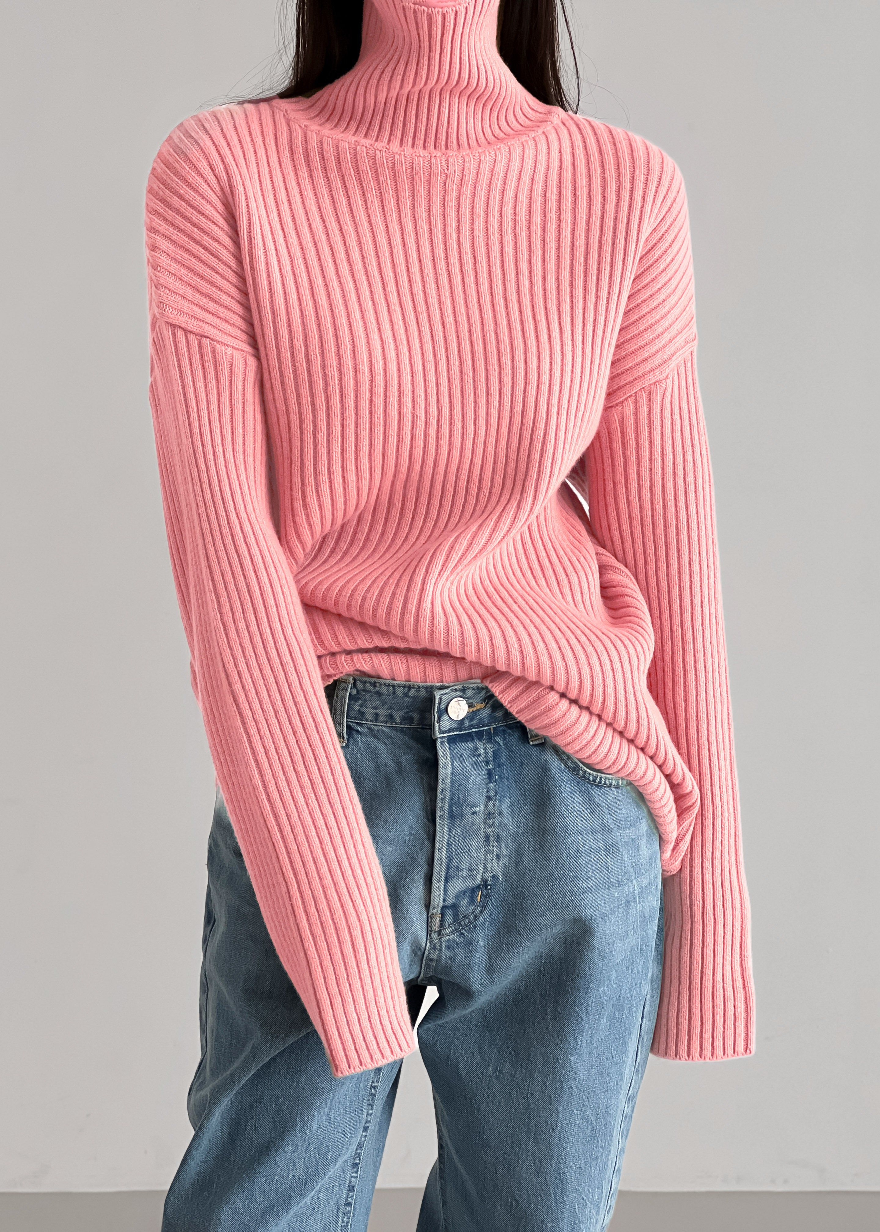 Thelma Ribbed Sweater - Pink sold by Frankie Shop product image thumbnail 4