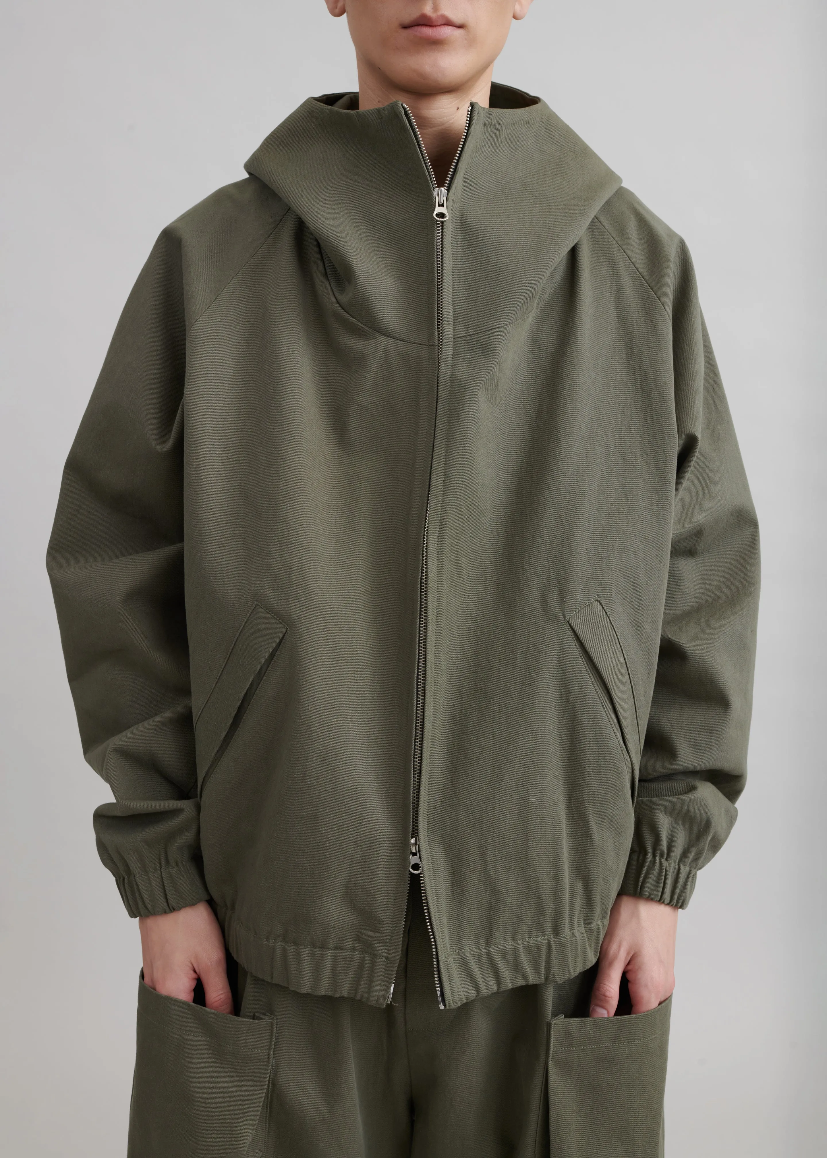 Lauri Hooded Jacket - Khaki sold by Frankie Shop product image thumbnail 4