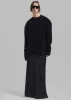 Priscilla Maxi Satin Skirt - Black sold by Frankie Shop