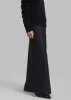 Priscilla Maxi Satin Skirt - Black sold by Frankie Shop