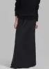 Priscilla Maxi Satin Skirt - Black sold by Frankie Shop