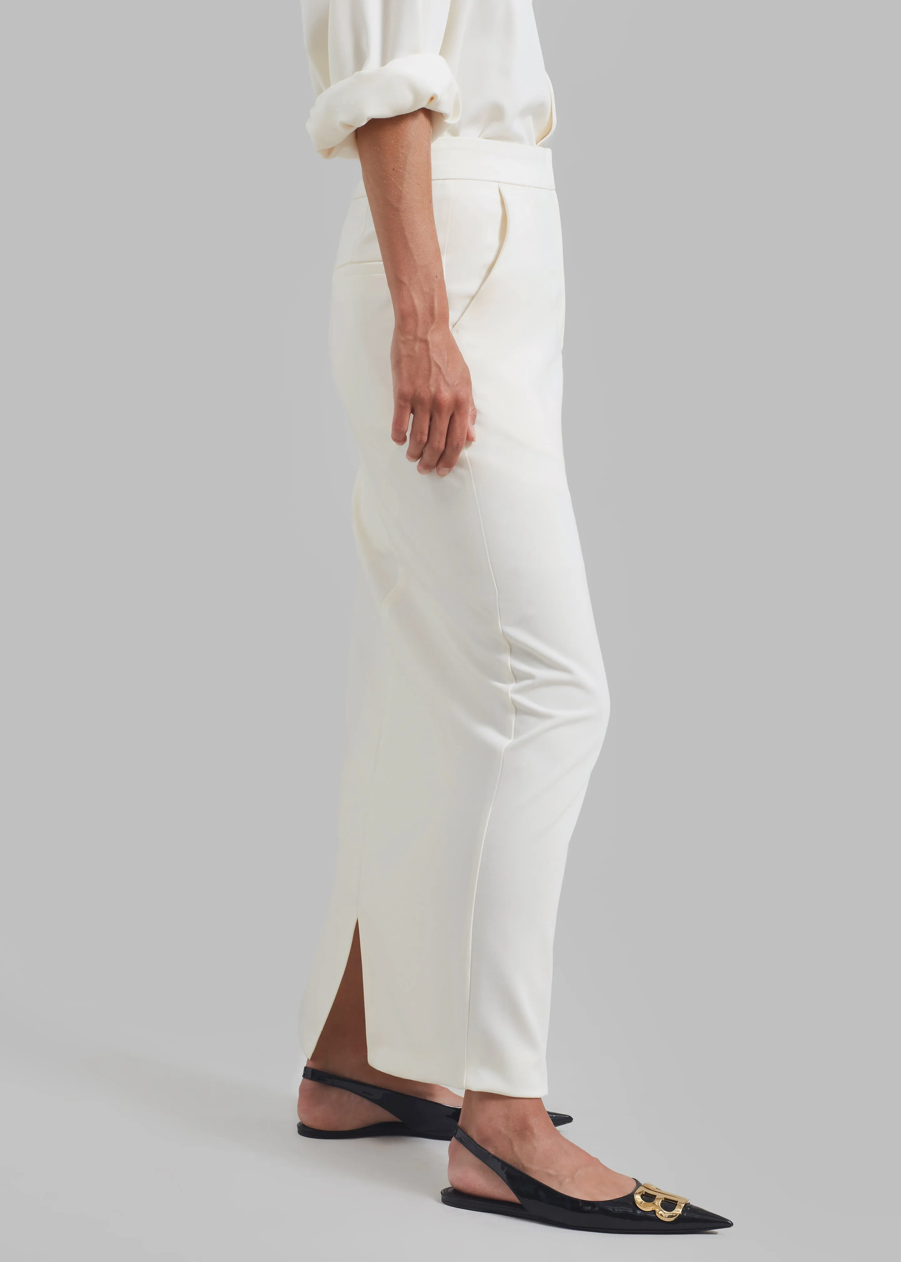 Hollis Back Slit Skirt - Ivory sold by Frankie Shop product image thumbnail 2