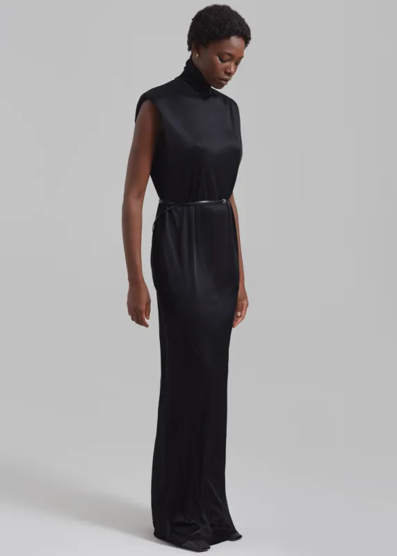 Sportmax Etere Jersey Dress - Black sold by Frankie Shop