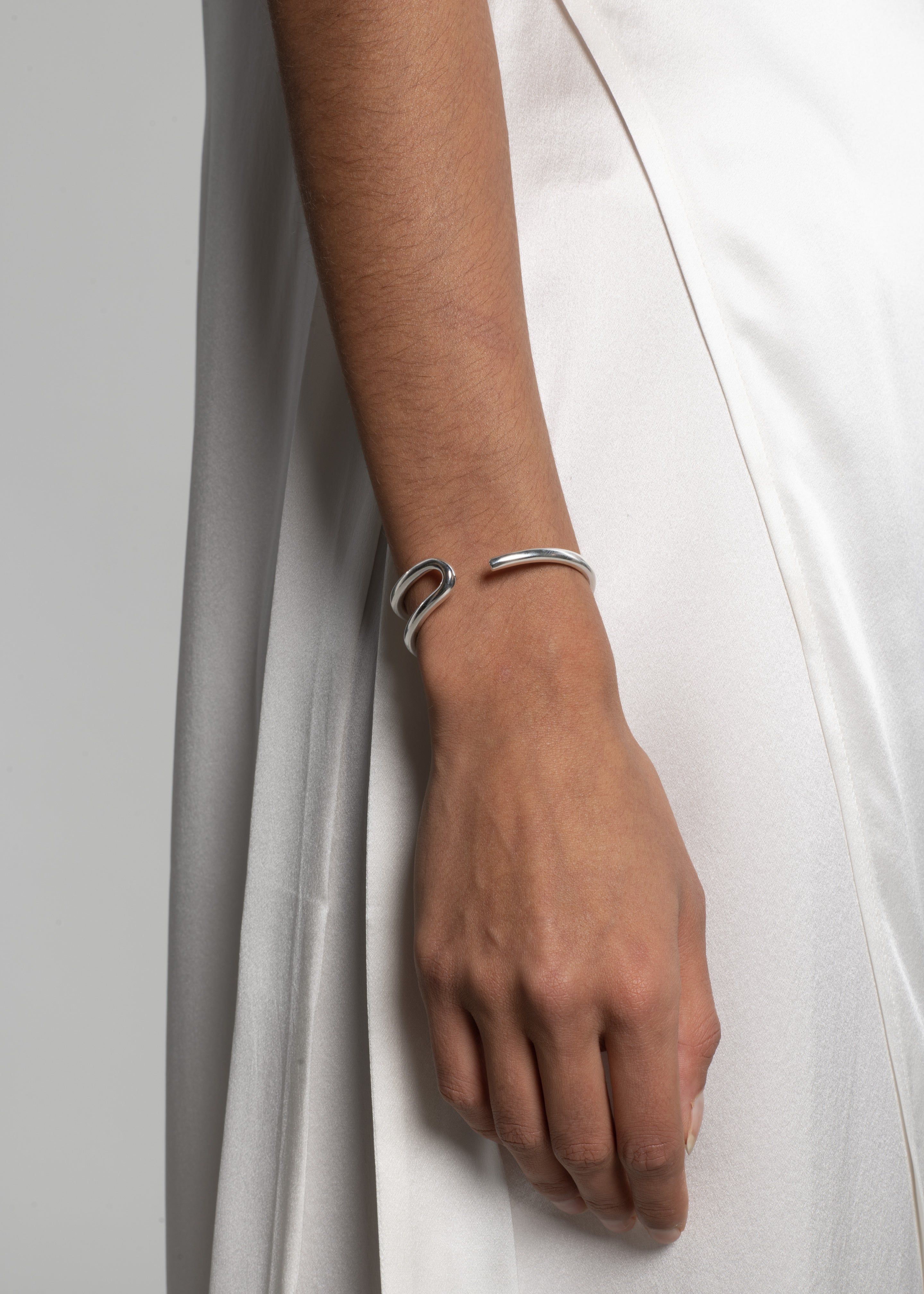 Fay Andrada Lasso Cuff - Silver sold by Frankie Shop product image thumbnail 3