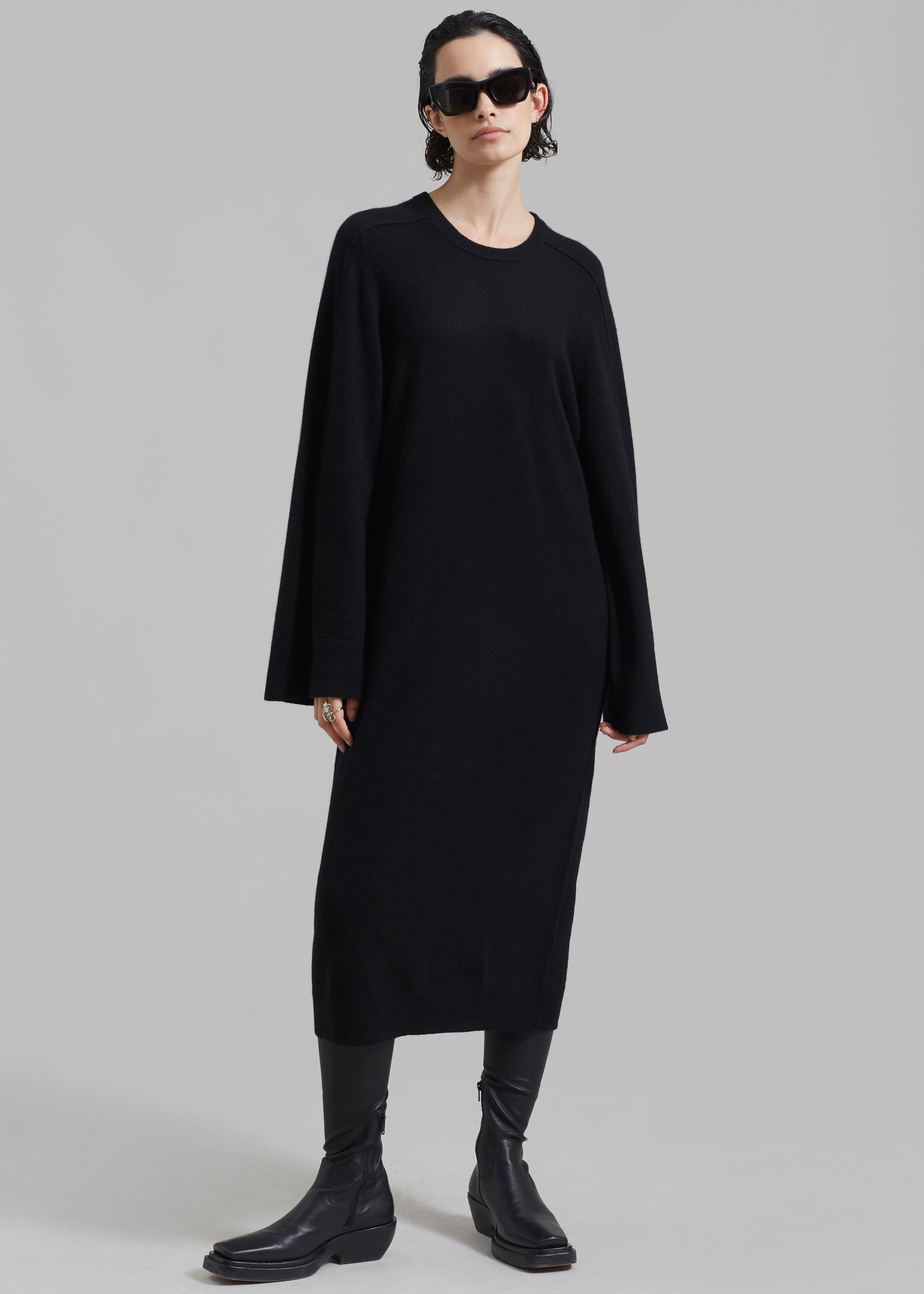 Loulou Studio Long Esna Dress - Black sold by Frankie Shop product image thumbnail 2