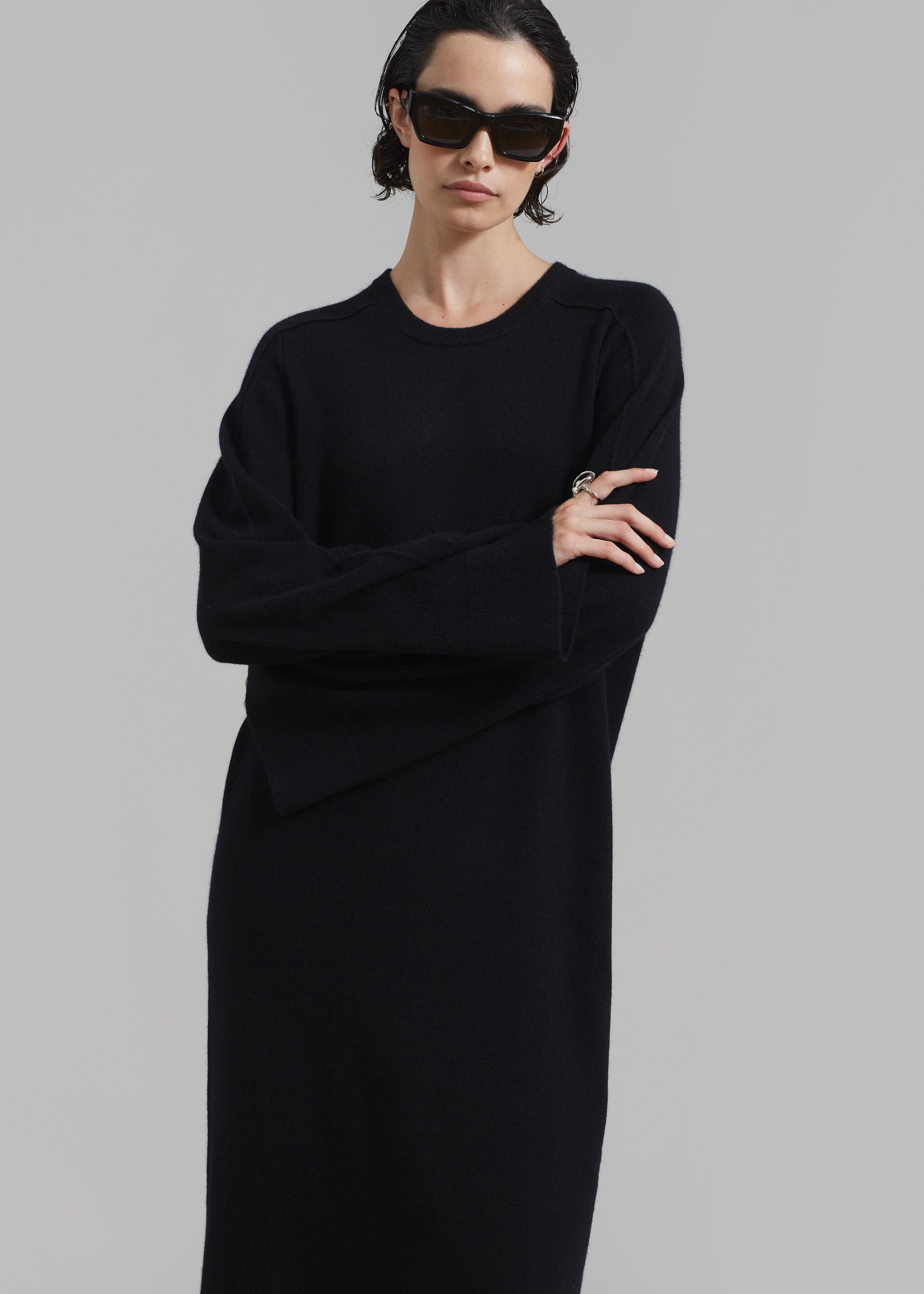 Loulou Studio Long Esna Dress - Black sold by Frankie Shop product image thumbnail 5