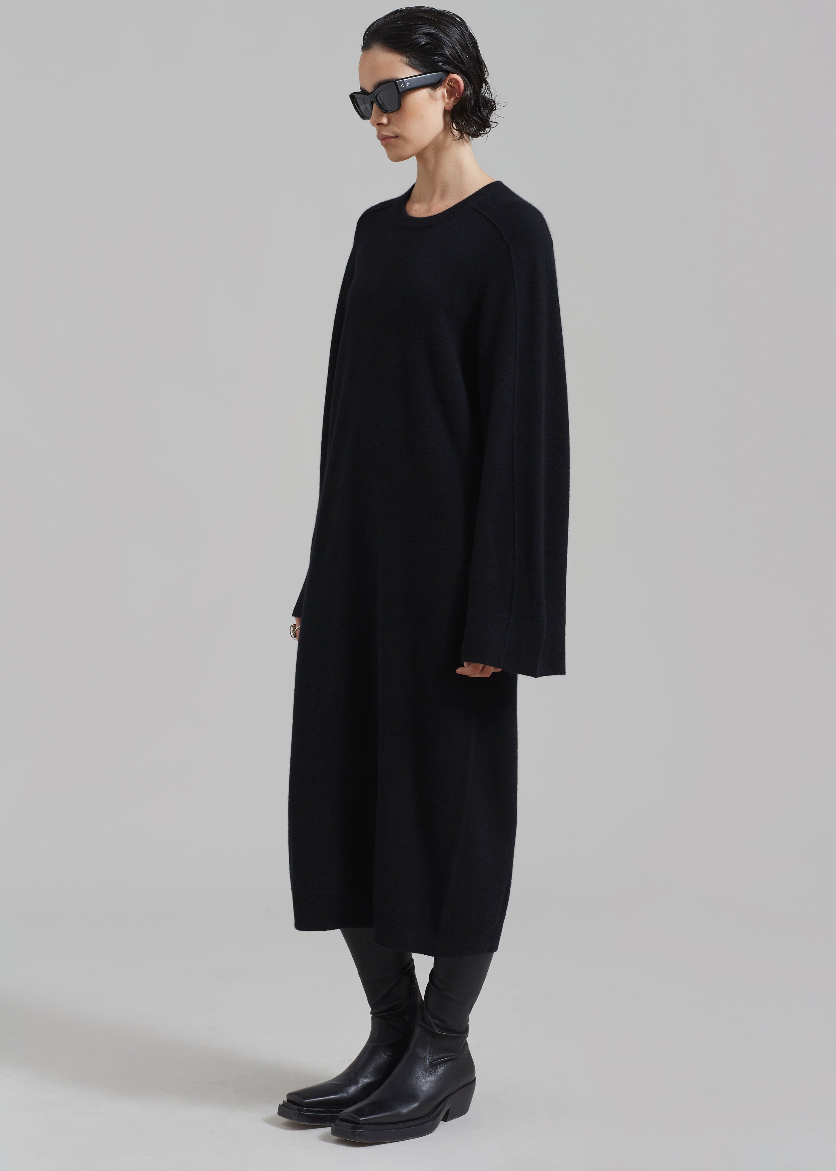 Loulou Studio Long Esna Dress - Black sold by Frankie Shop product image thumbnail 4