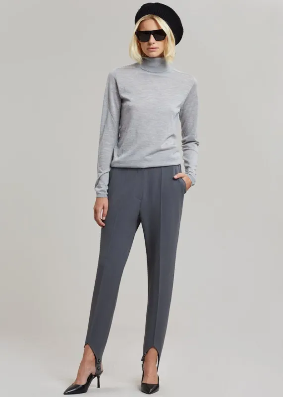 Nanushka Darby Stirrup Suit Pants - Grey made by Nanushka
