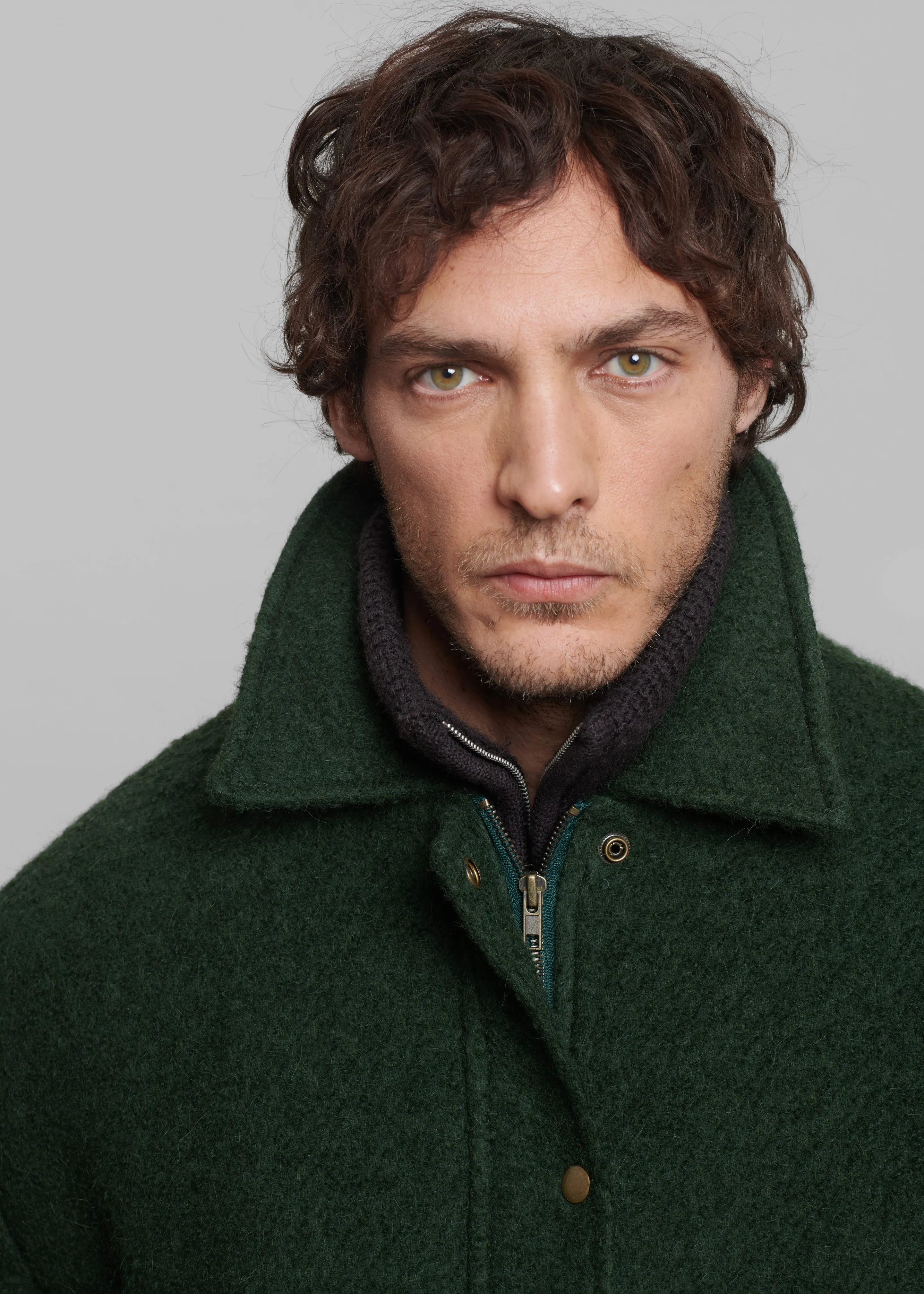 Jacob Wool Coat - Forest Green sold by Frankie Shop product image thumbnail 3