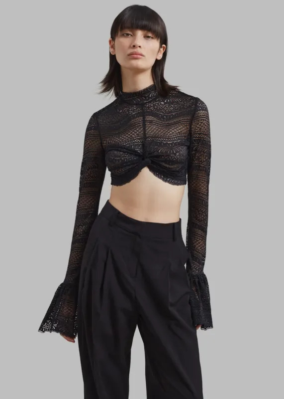 Beaufille Frida Blouse - Black sold by Frankie Shop