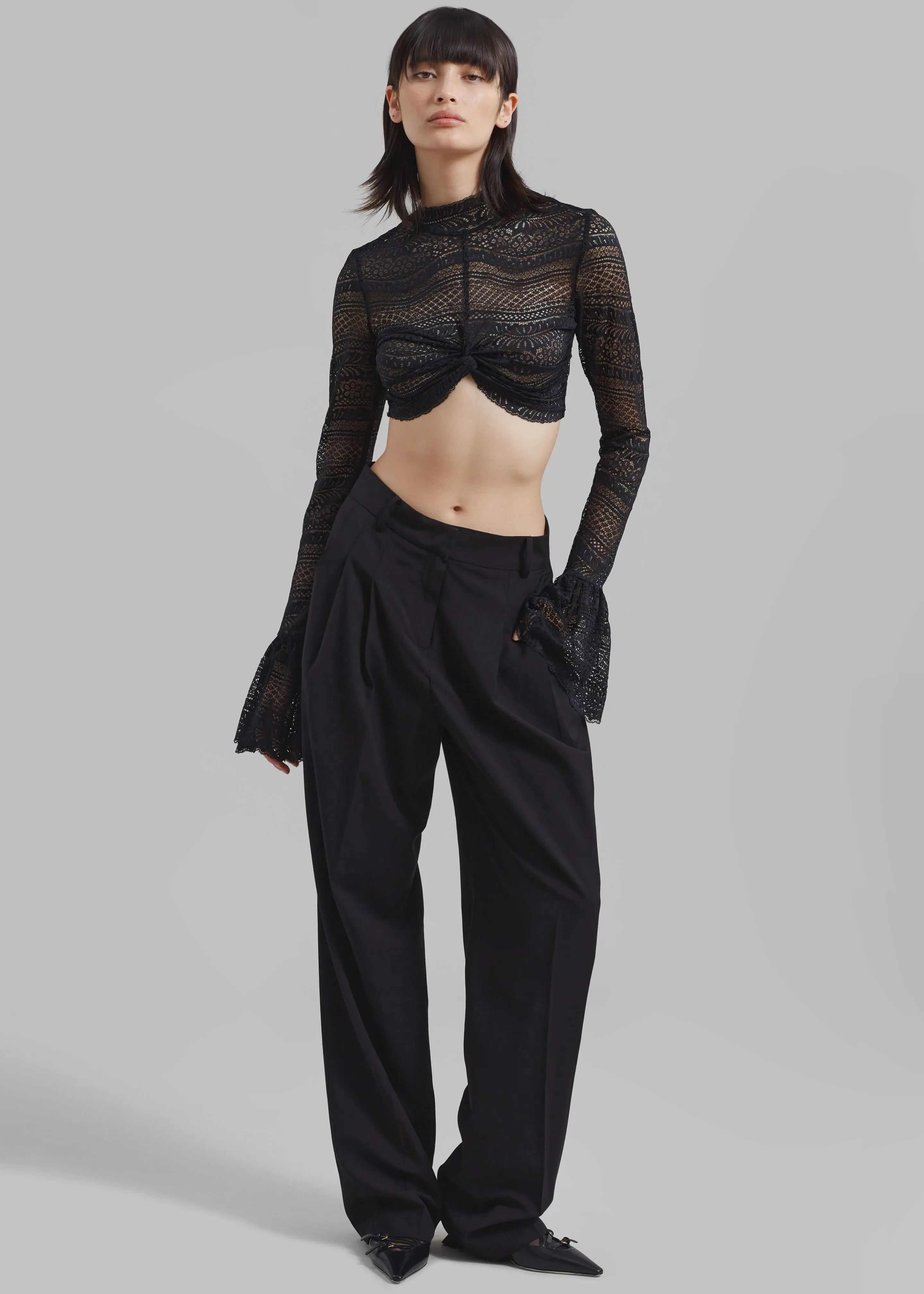 Beaufille Frida Blouse - Black sold by Frankie Shop product image thumbnail 2