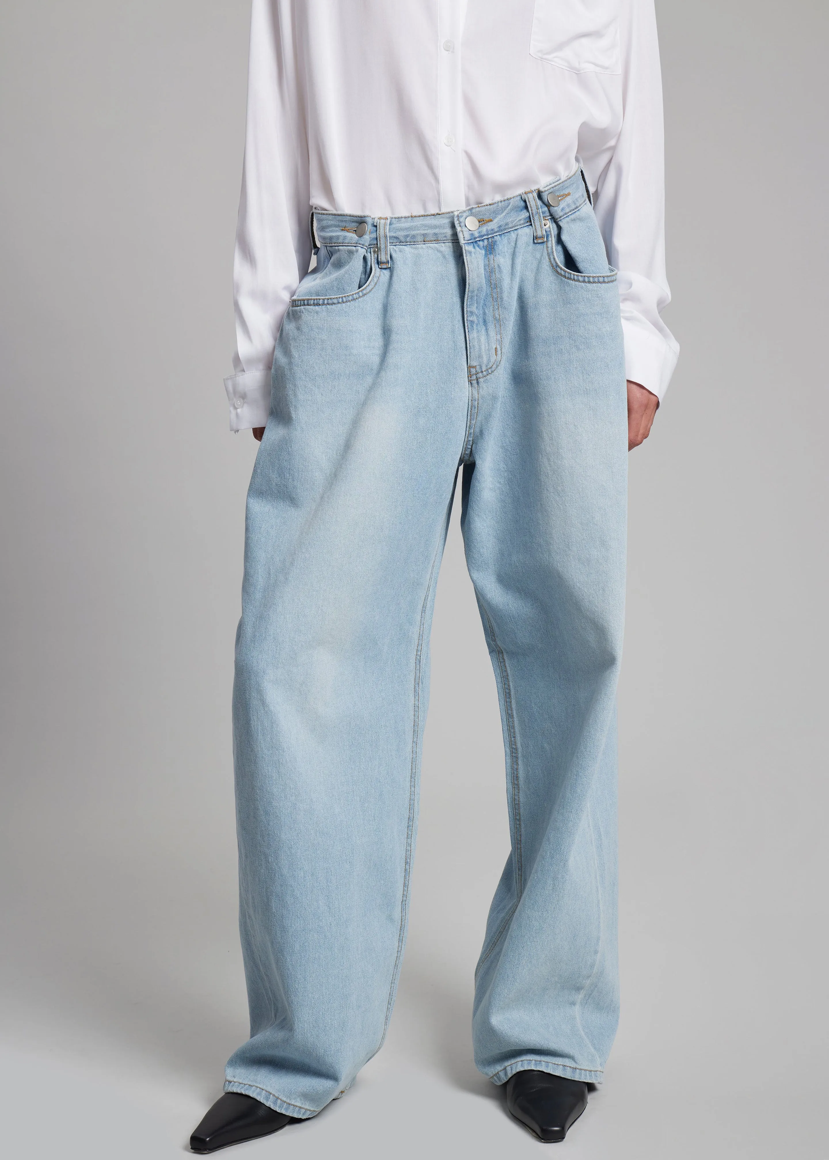 Hayla Denim Pants - Light Wash sold by Frankie Shop product image thumbnail 3