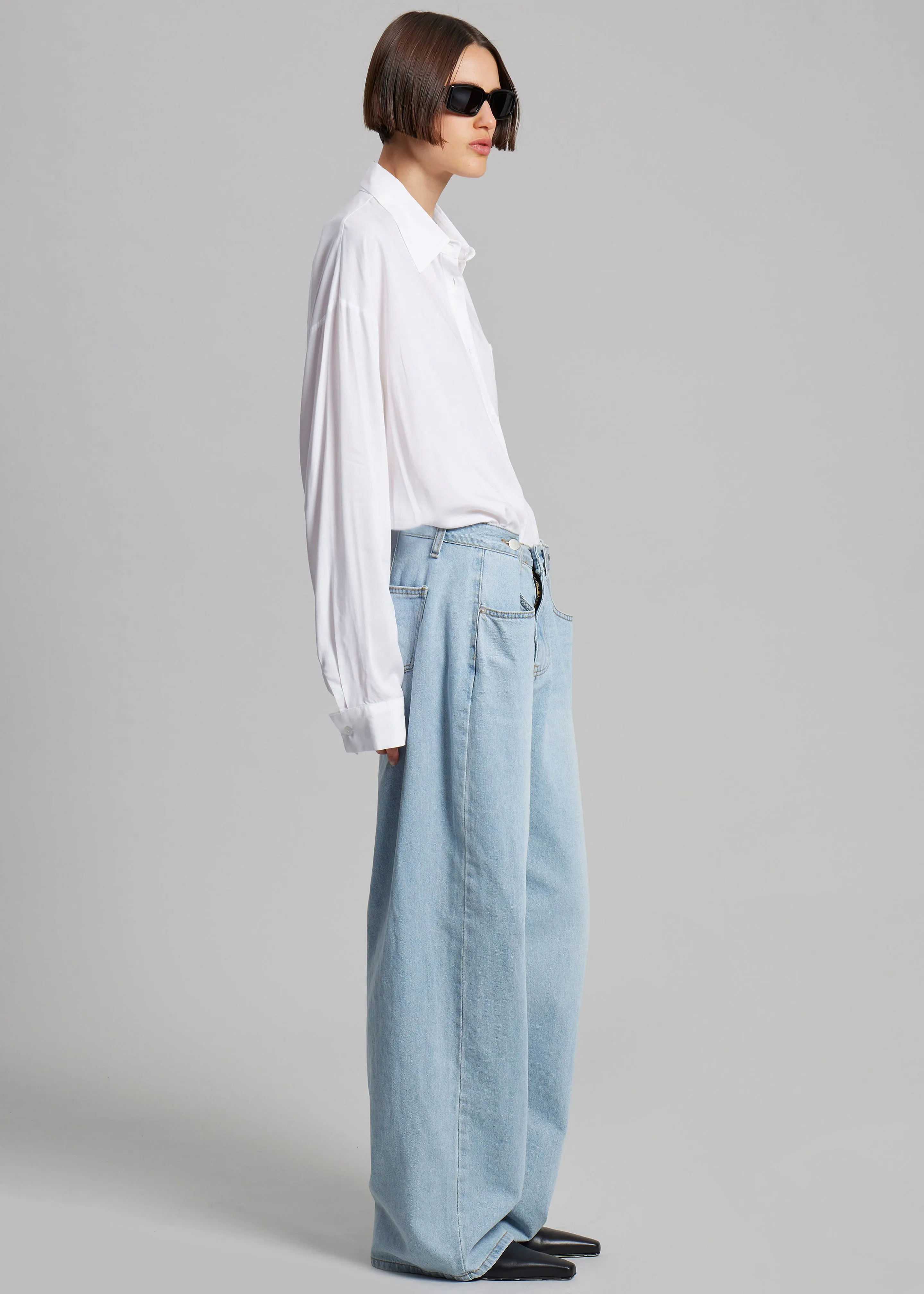 Hayla Denim Pants - Light Wash sold by Frankie Shop product image thumbnail 5