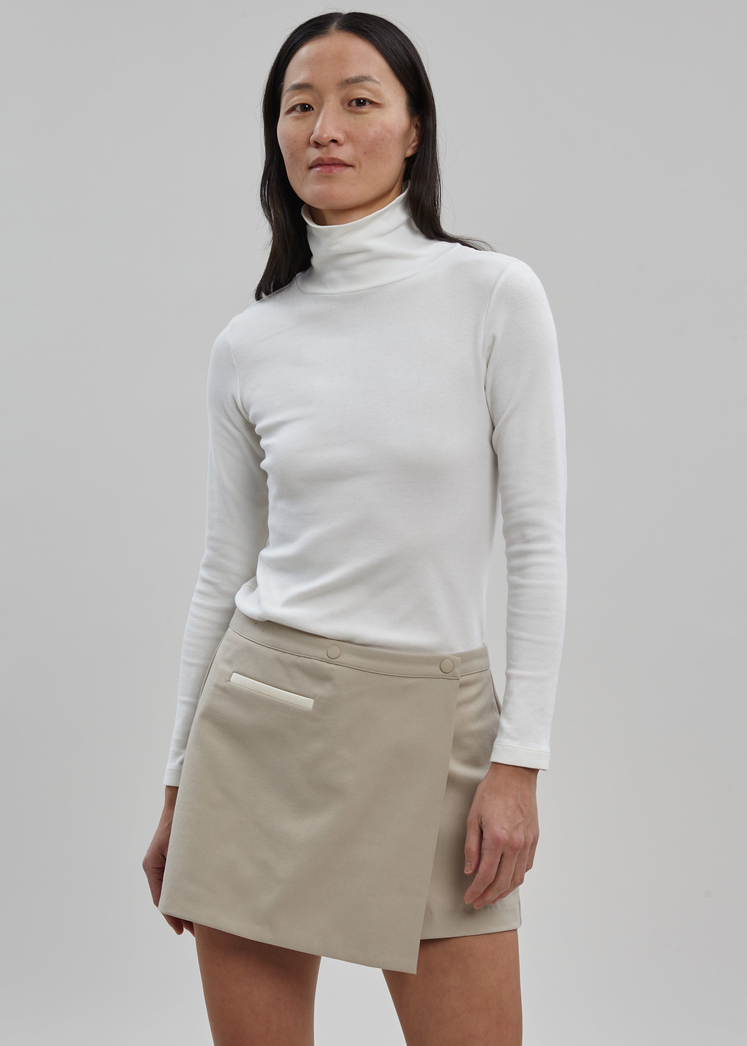 Hava Wrap Skort - Beige sold by Frankie Shop product image thumbnail 2