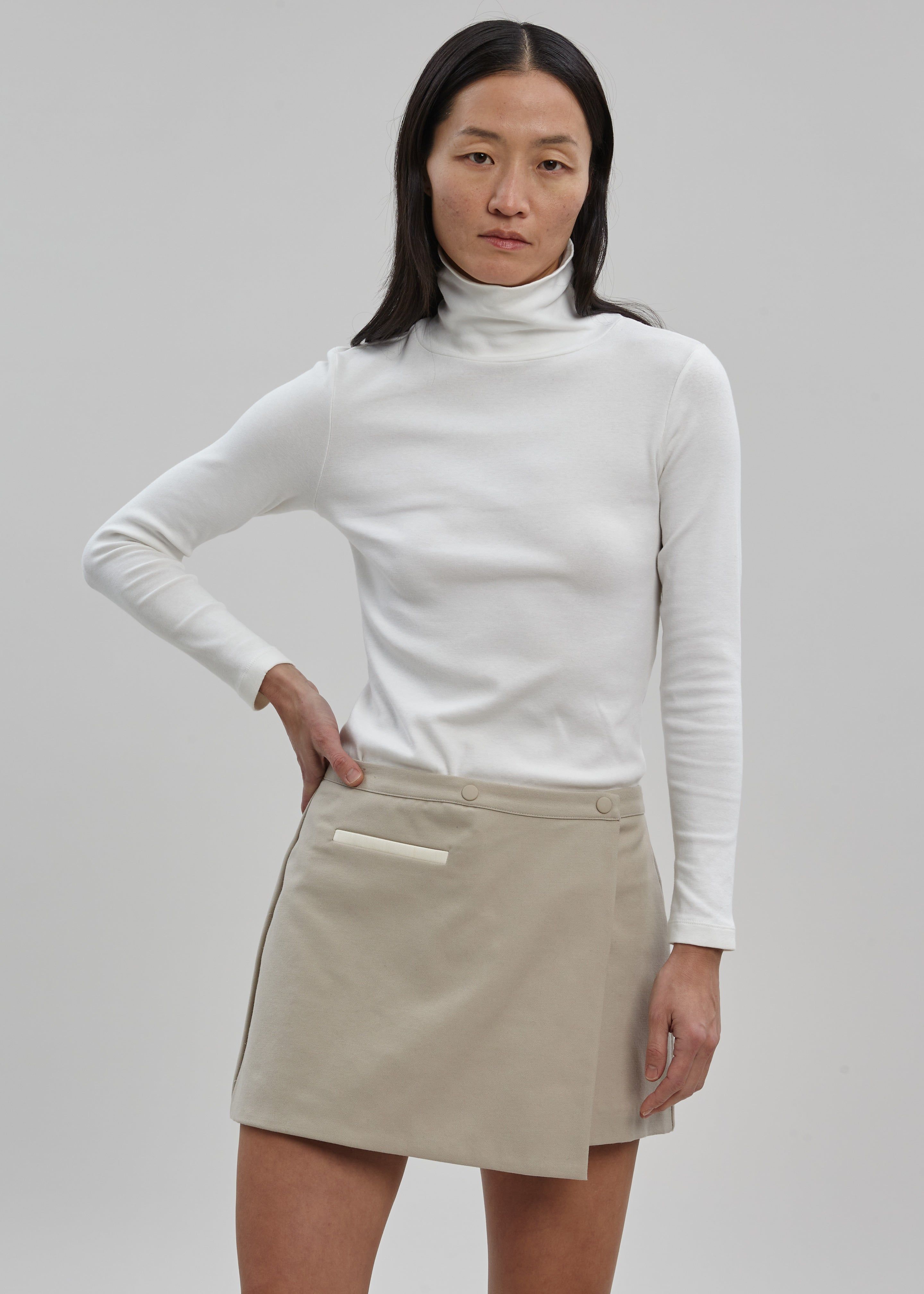 Hava Wrap Skort - Beige sold by Frankie Shop product image thumbnail 5