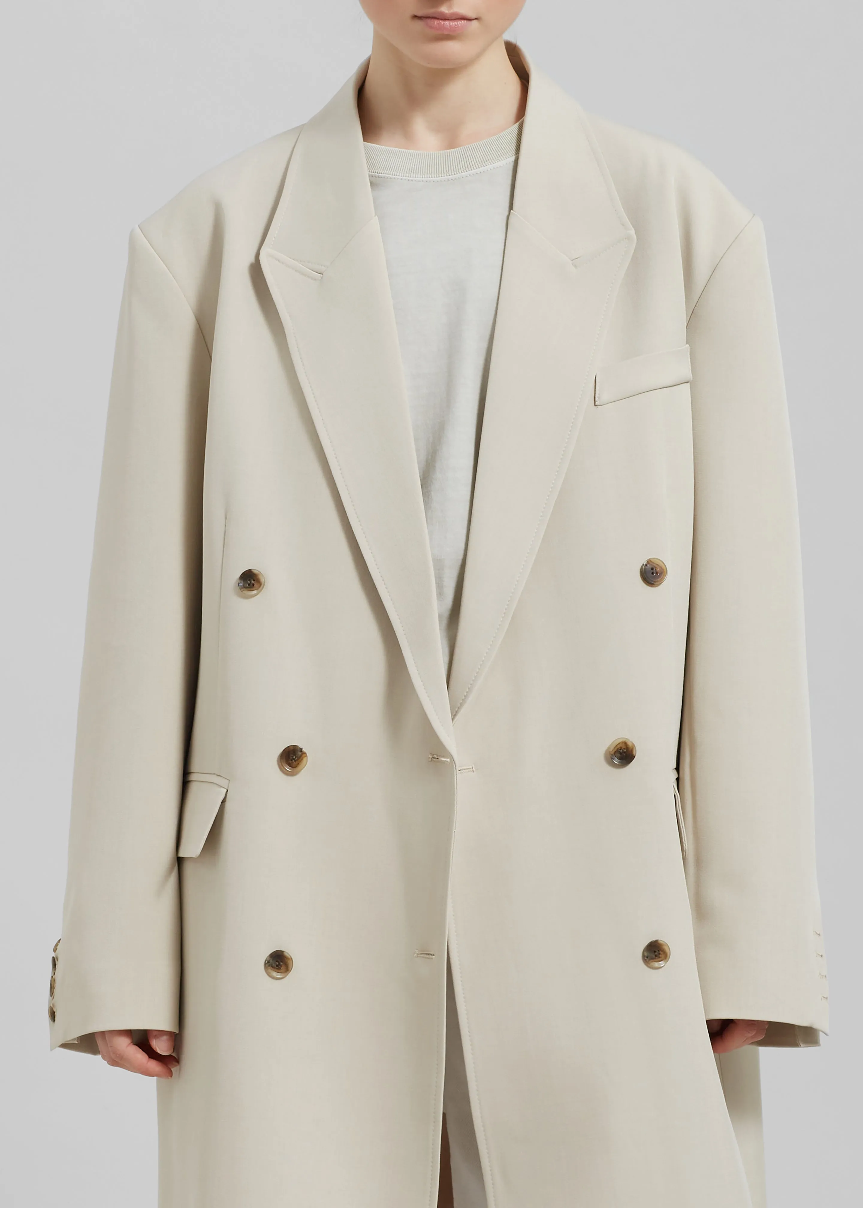 Nadetta Coat - Beige sold by Frankie Shop product image thumbnail 3