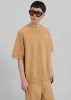 Caz Boxy Tee - Camel sold by Frankie Shop