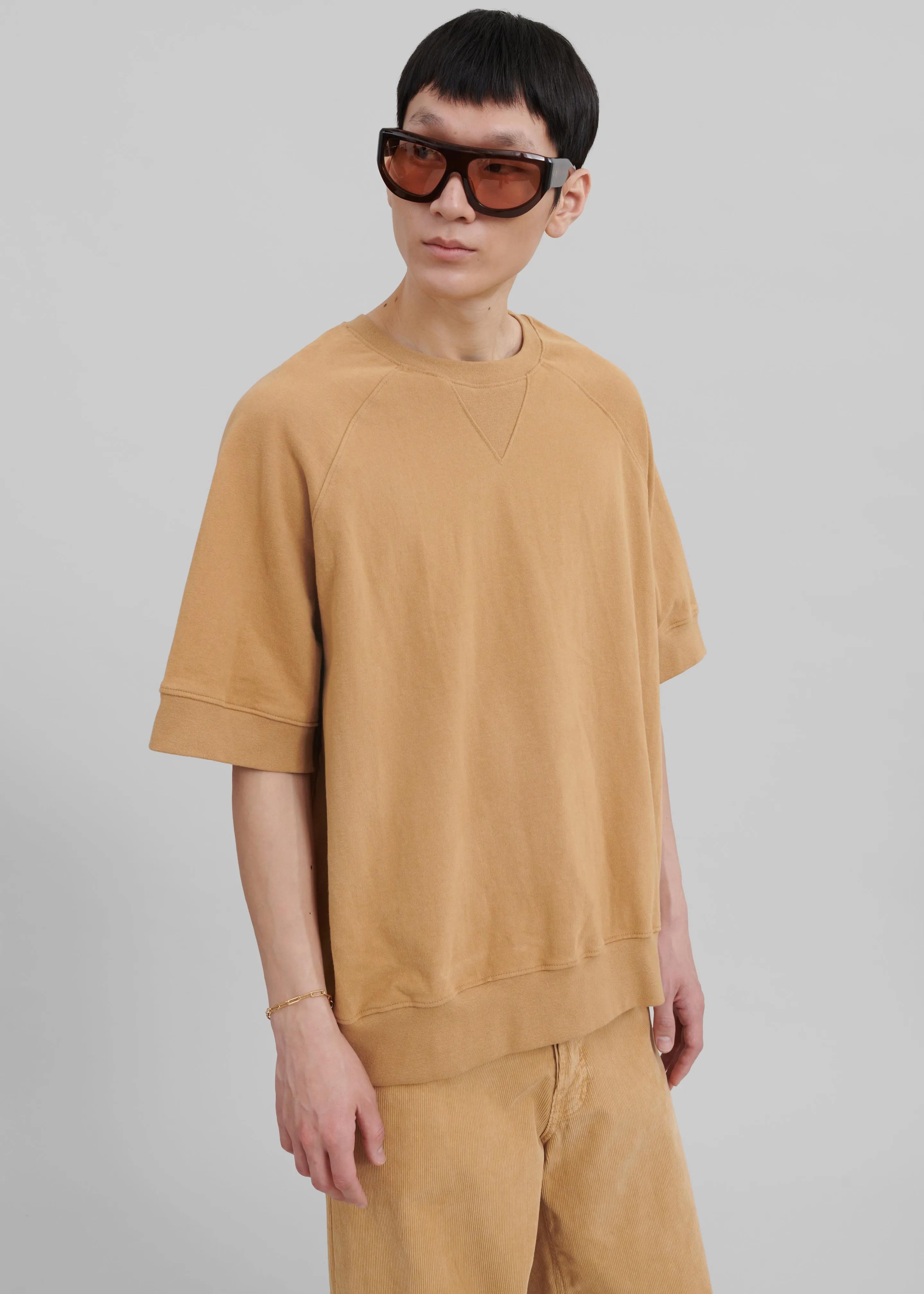 Caz Boxy Tee - Camel sold by Frankie Shop product image thumbnail 4