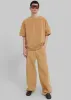 Caz Boxy Tee - Camel sold by Frankie Shop