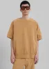Caz Boxy Tee - Camel sold by Frankie Shop