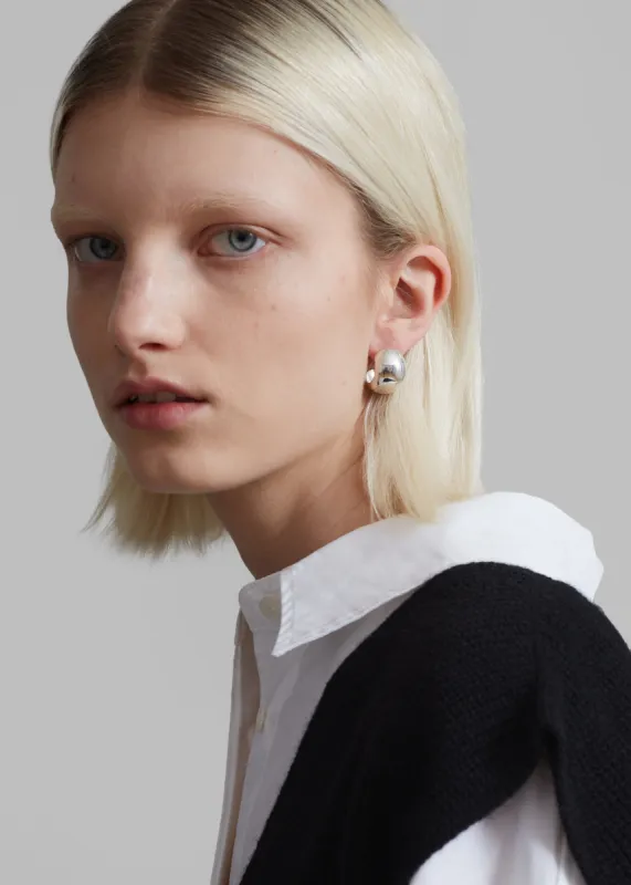 Jasmin Sparrow Classic Hoops - Silver sold by Frankie Shop