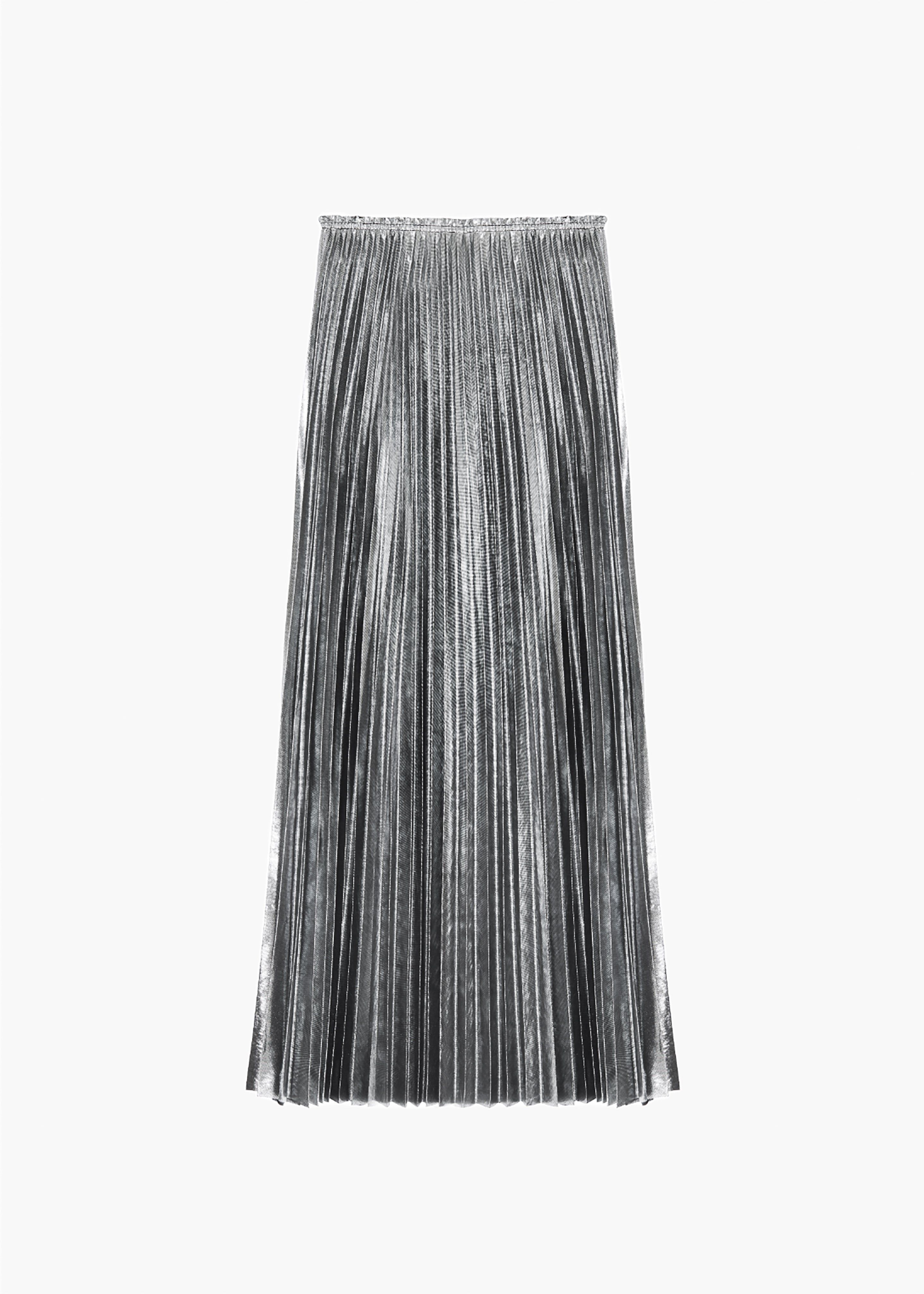 Rita Glitter Midi Skirt - Silver sold by Frankie Shop product image thumbnail 10