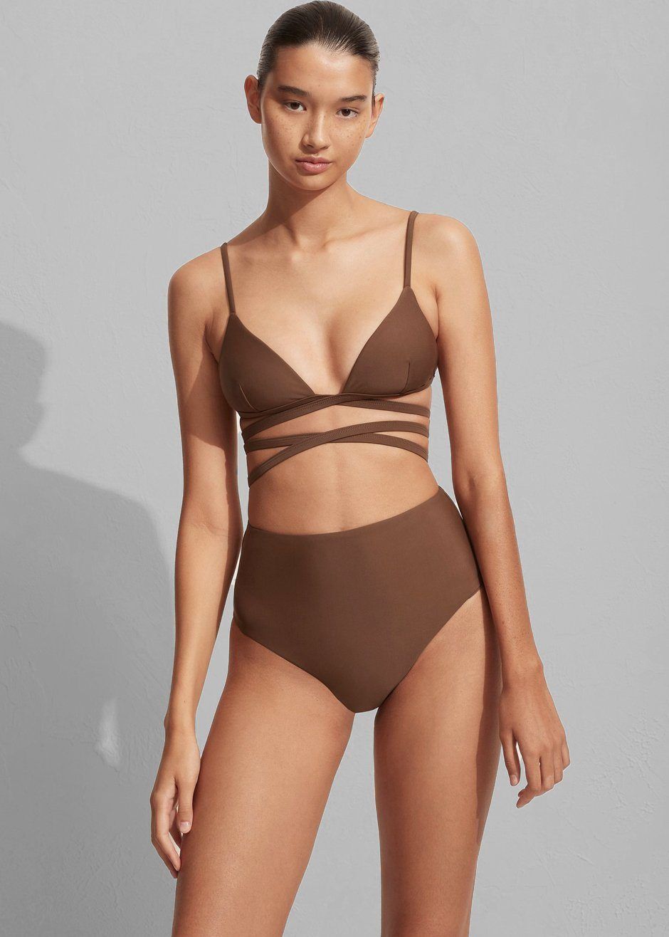 Matteau High Waist Bikini Brief - Pecan sold by Frankie Shop product image thumbnail 2